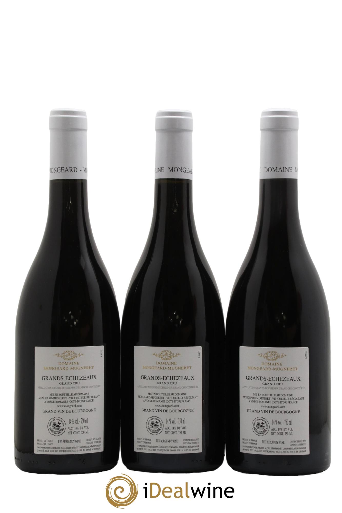 Grands-Echezeaux Grand Cru Mongeard-Mugneret (Domaine) 2022 - Lotto di 6 bottiglie - 2