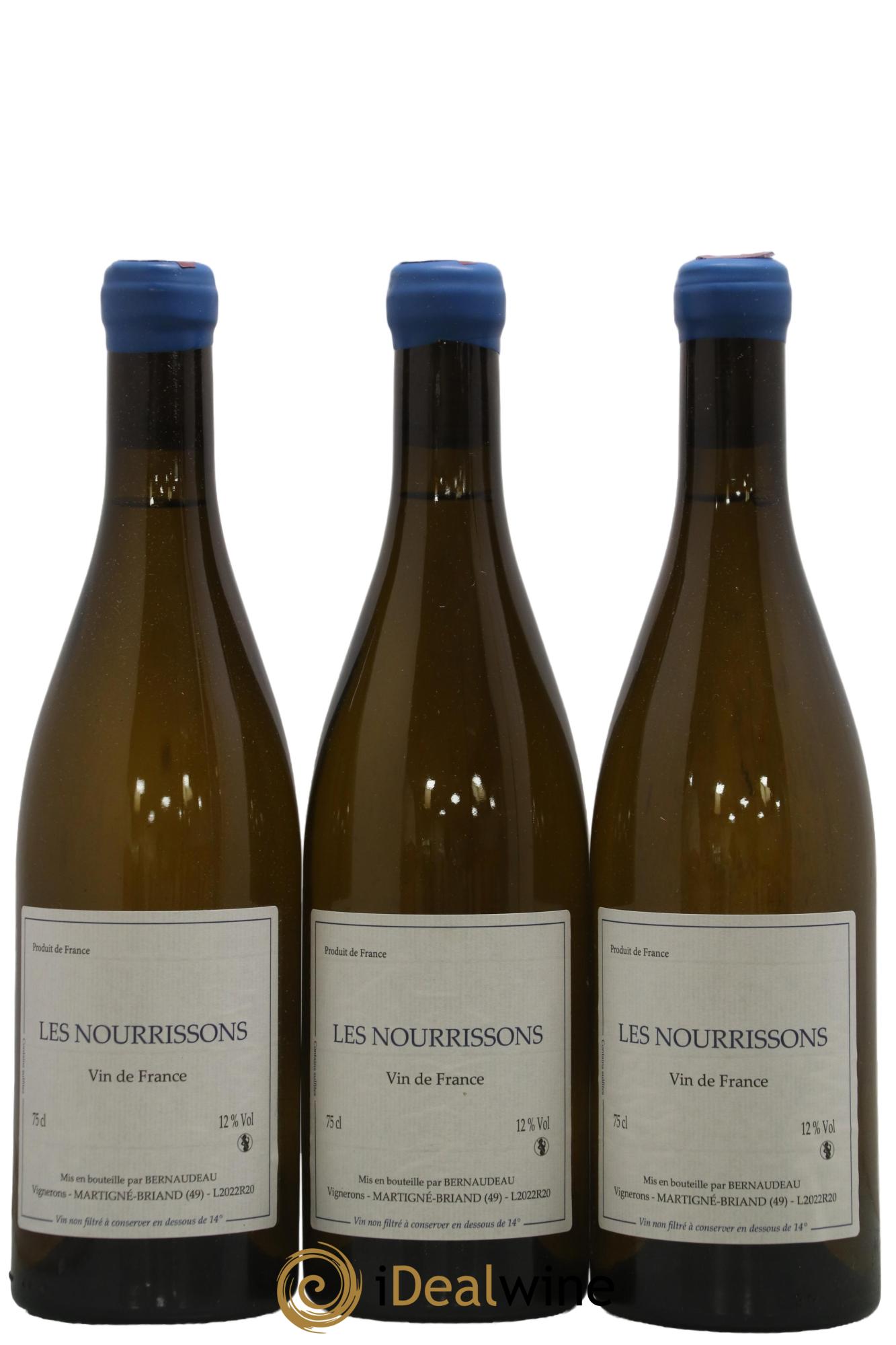 Vin de France Les Nourrissons Stéphane Bernaudeau 2020 - Lot de 3 bouteilles - 0
