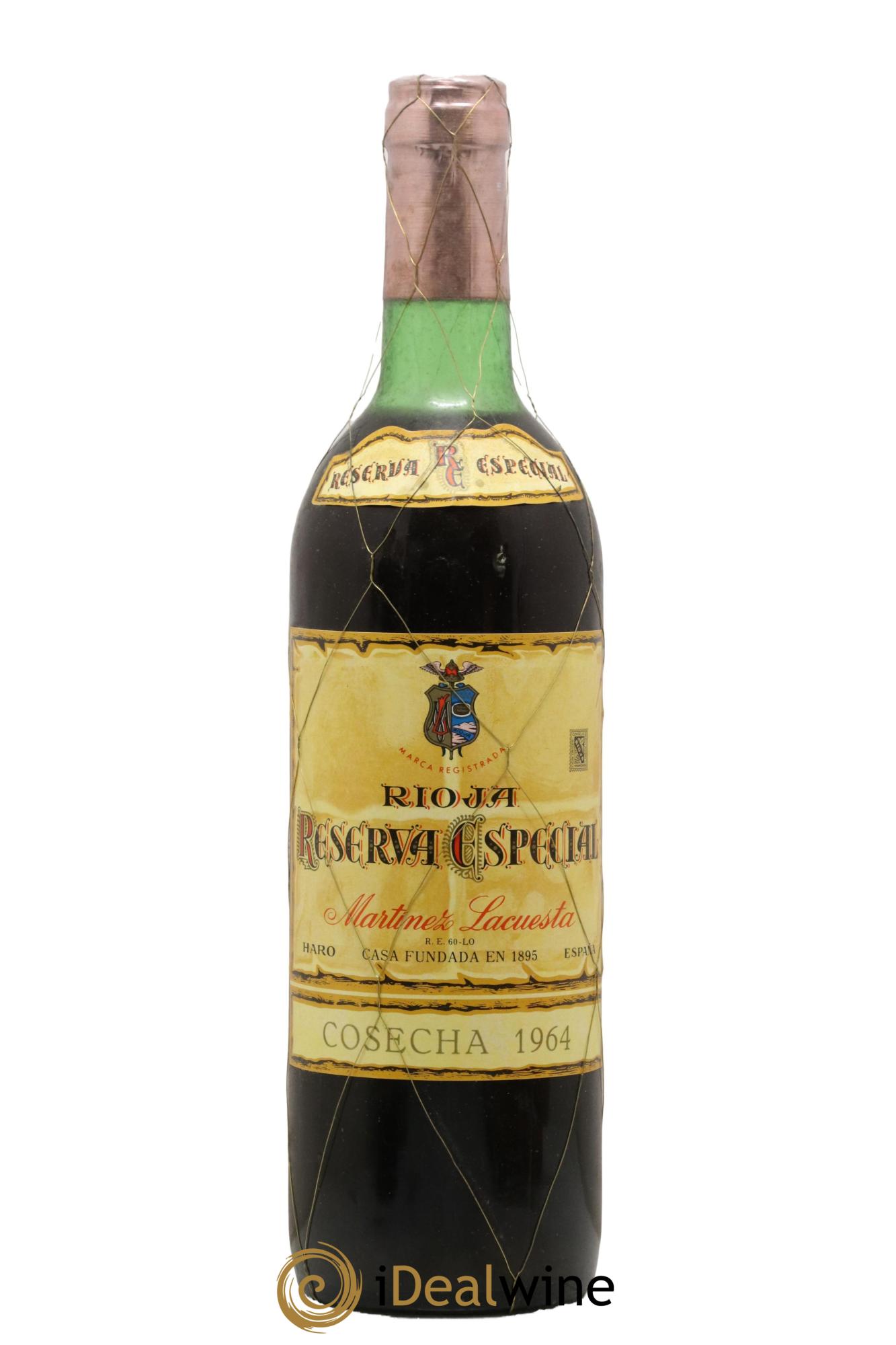 Rioja DOCA Martinez Lacuesta Haro Reserva Especial 1964 - Lot de 1 bouteille - 0