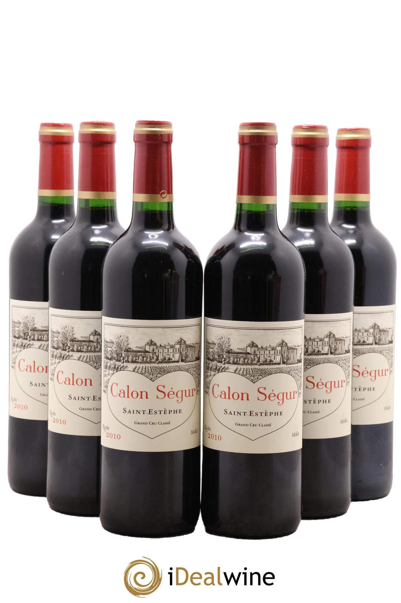 Château Calon Ségur 3ème Grand Cru Classé 2010 - Lot of 6 bottles - 0