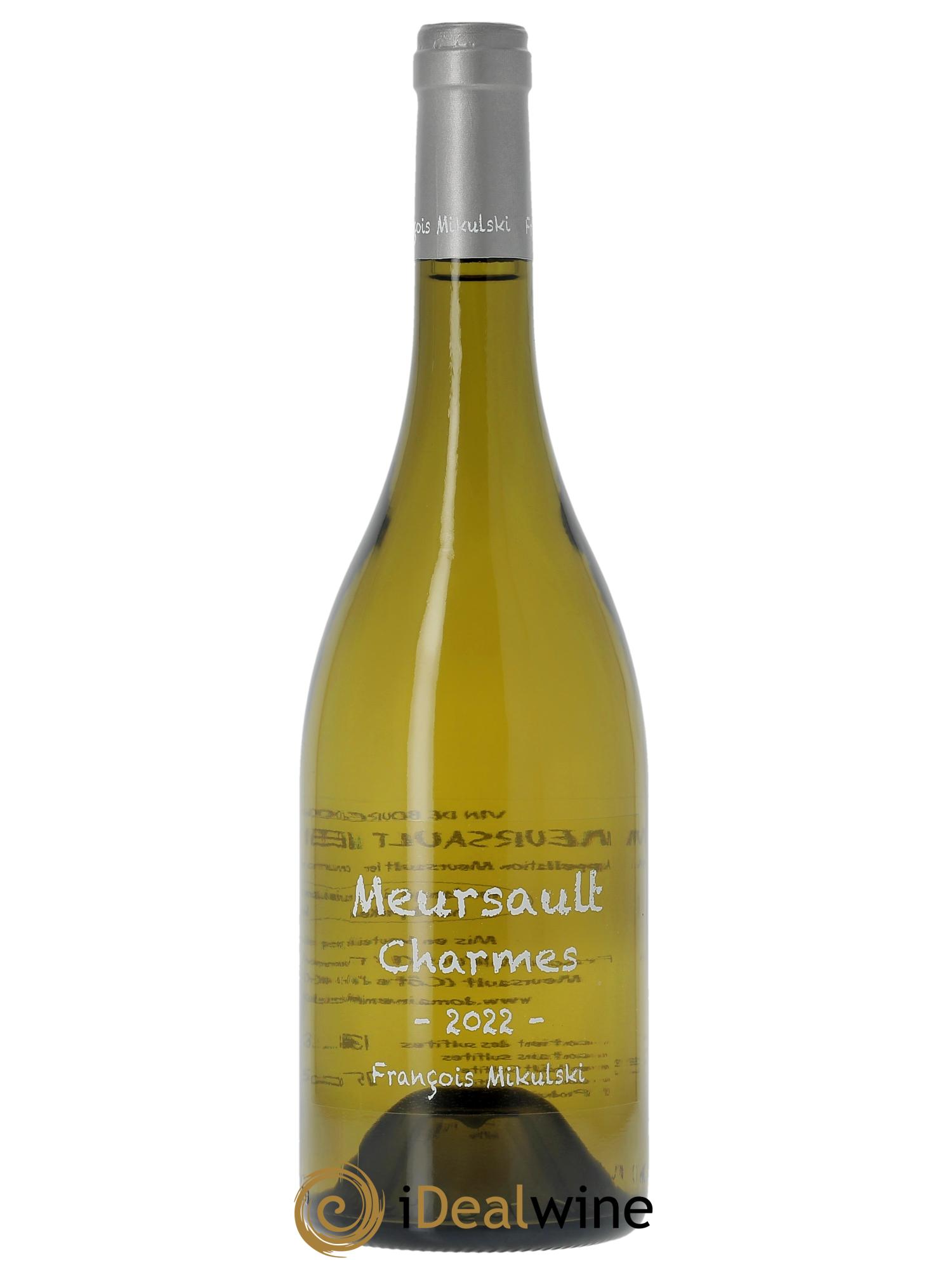 Meursault 1er Cru Charmes François Mikulski 2022 - Lot de 1 bouteille - 0