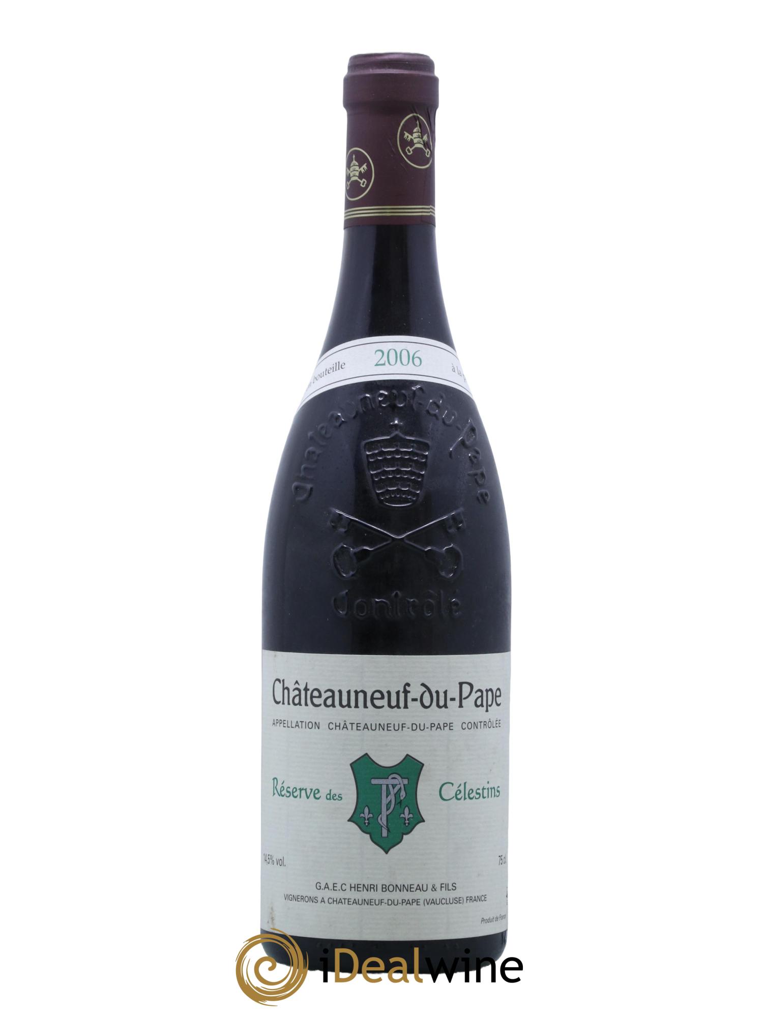 Châteauneuf-du-Pape Réserve des Célestins Henri Bonneau & Fils 2006 - Lot of 1 bottle - 0