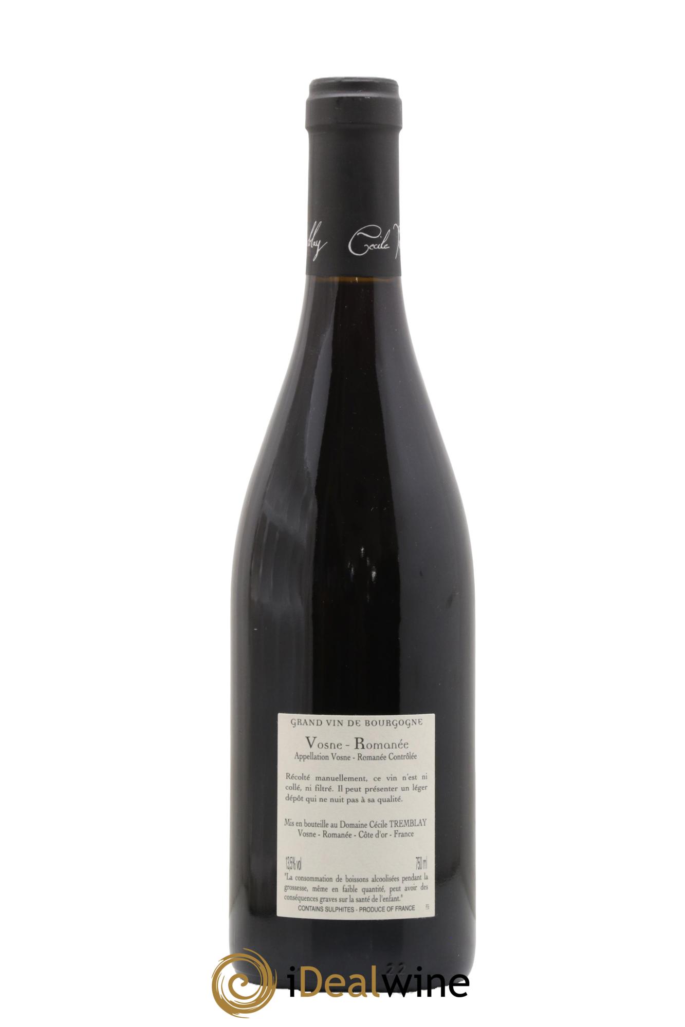 Vosne-Romanée Vieilles Vignes Cécile Tremblay 2022 - Lot de 1 bouteille - 1
