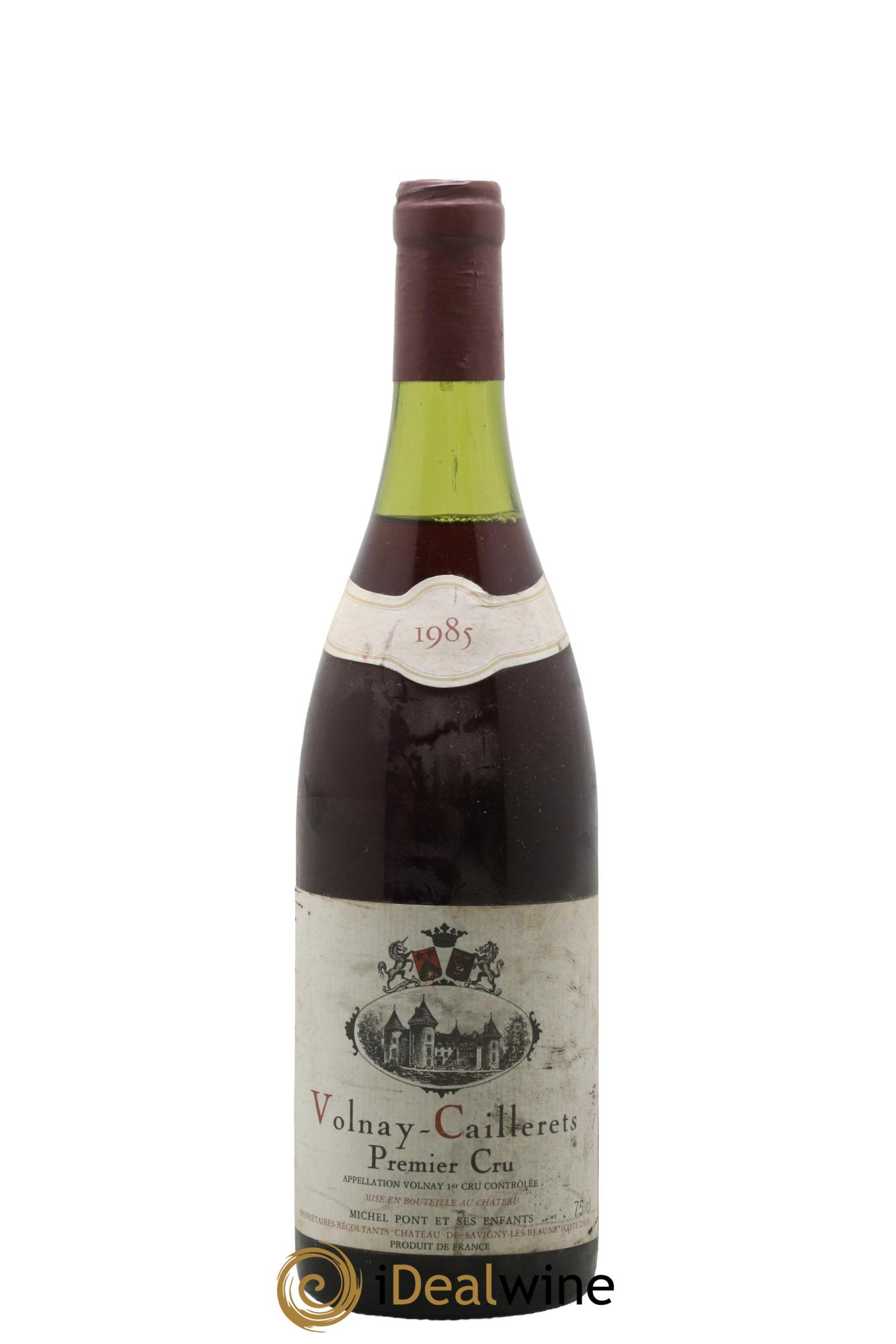 Volnay 1er Cru Caillerets Domaine Michel Pont 1985 - Lot de 1 bouteille - 0