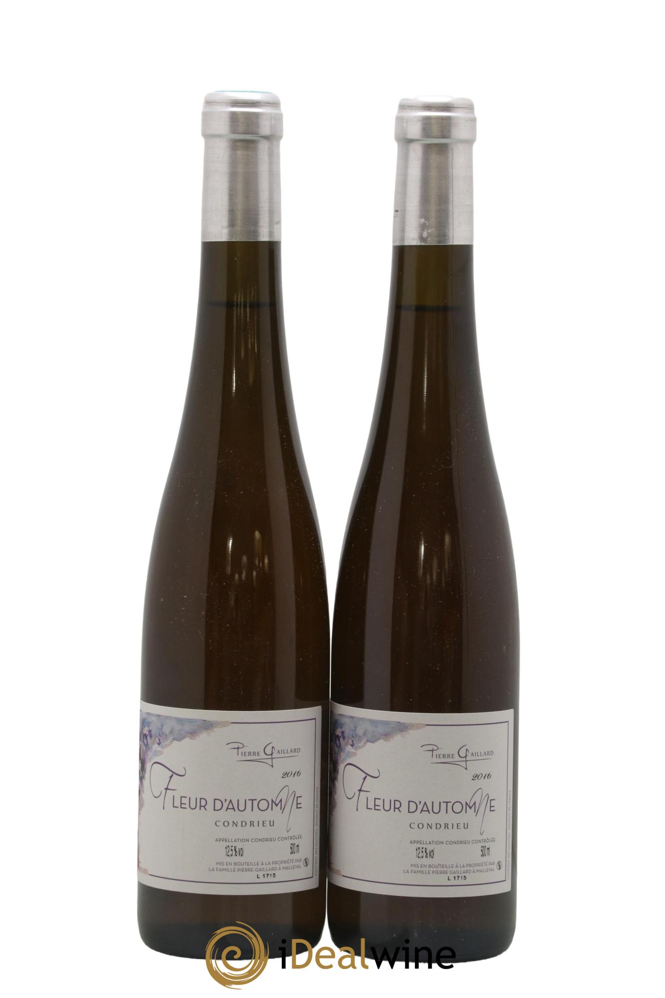 Condrieu Fleur D'Automne Pierre Gaillard 2016 - Lot de 2 format 50cls - 0