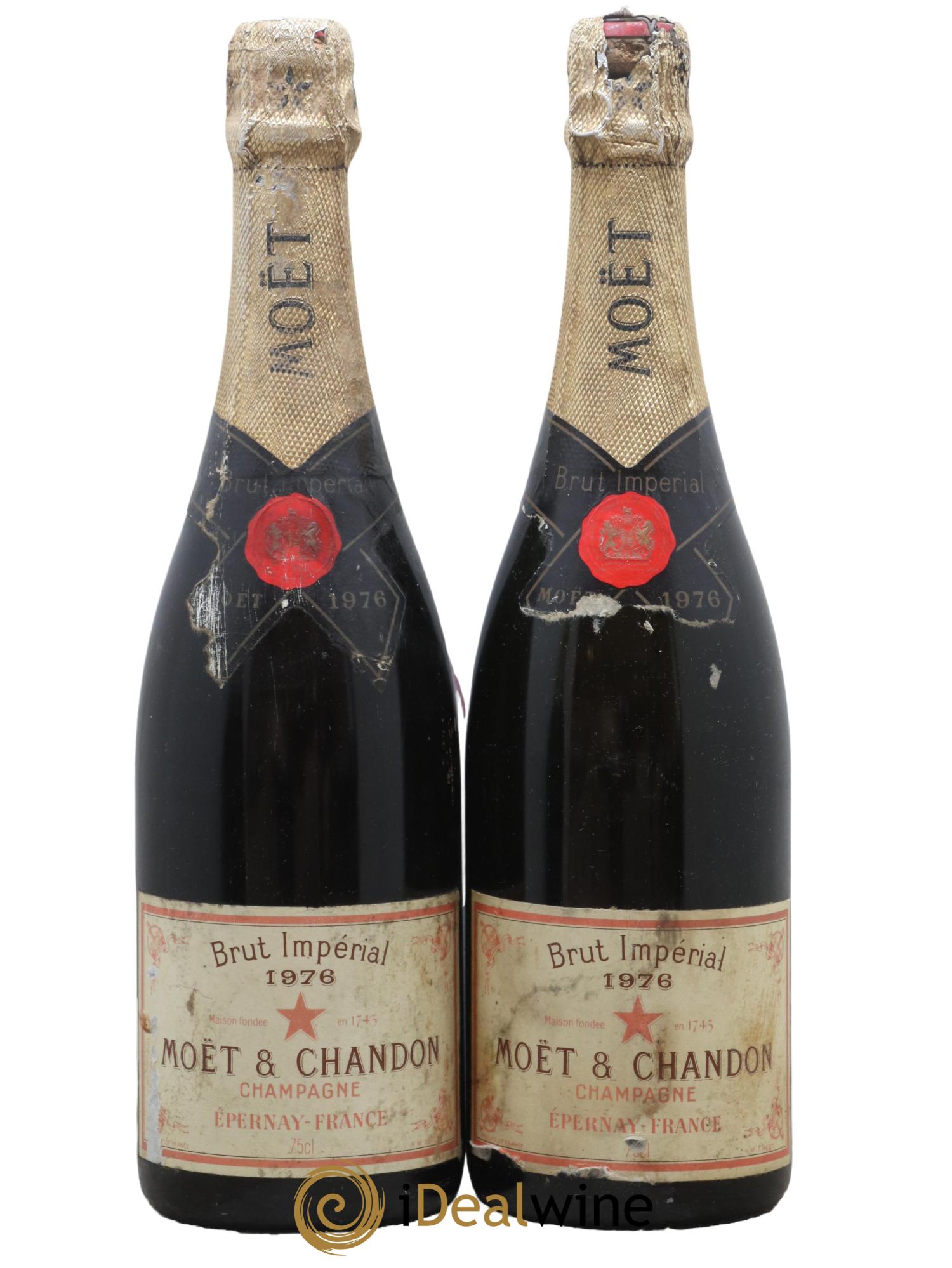 Impérial Brut Moët et Chandon 1976 - Lot de 2 bouteilles - 0
