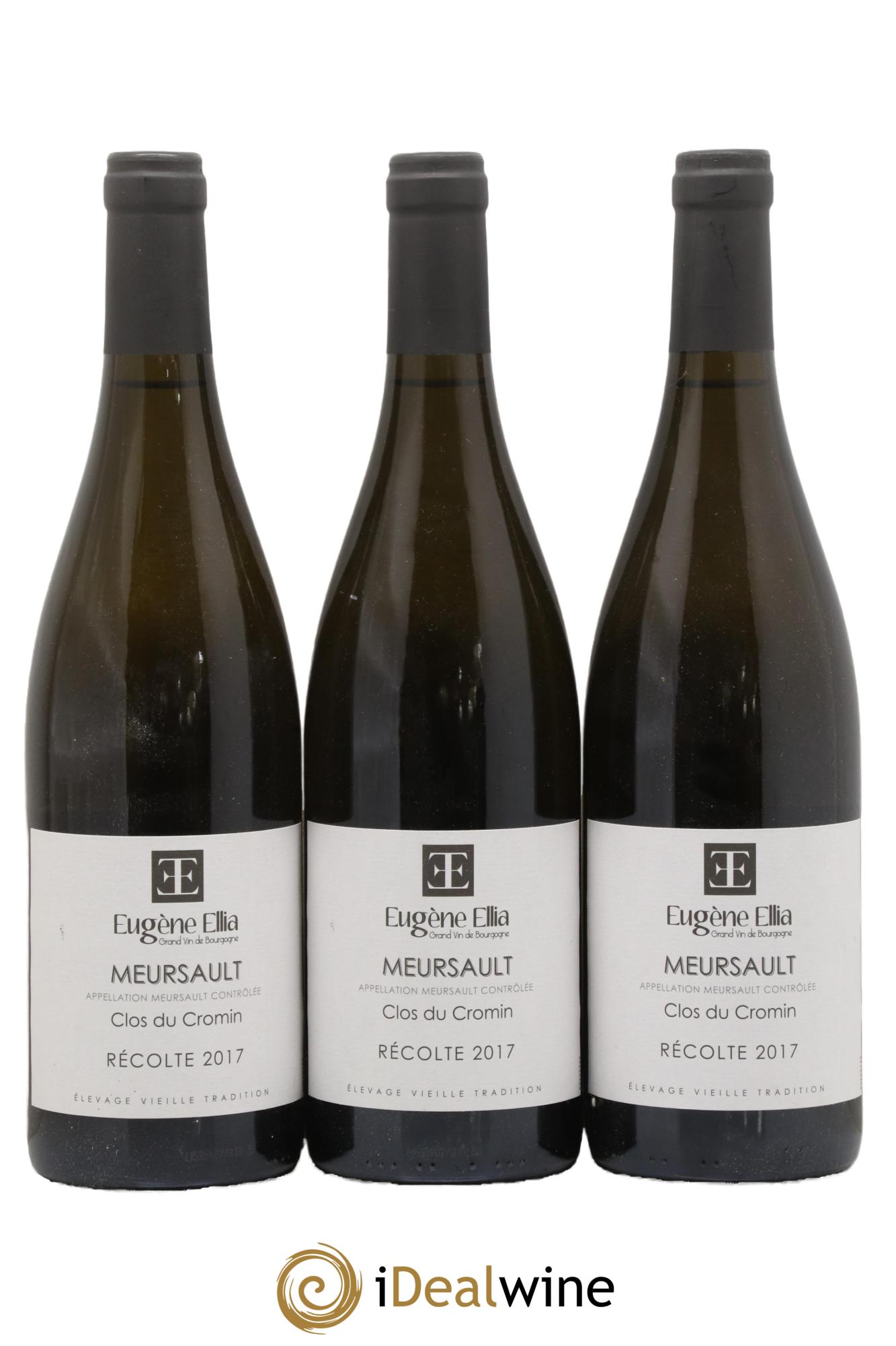 Meursault Clos du Cromin Eugène Ellia 2017 - Posten von 3 Flaschen - 0