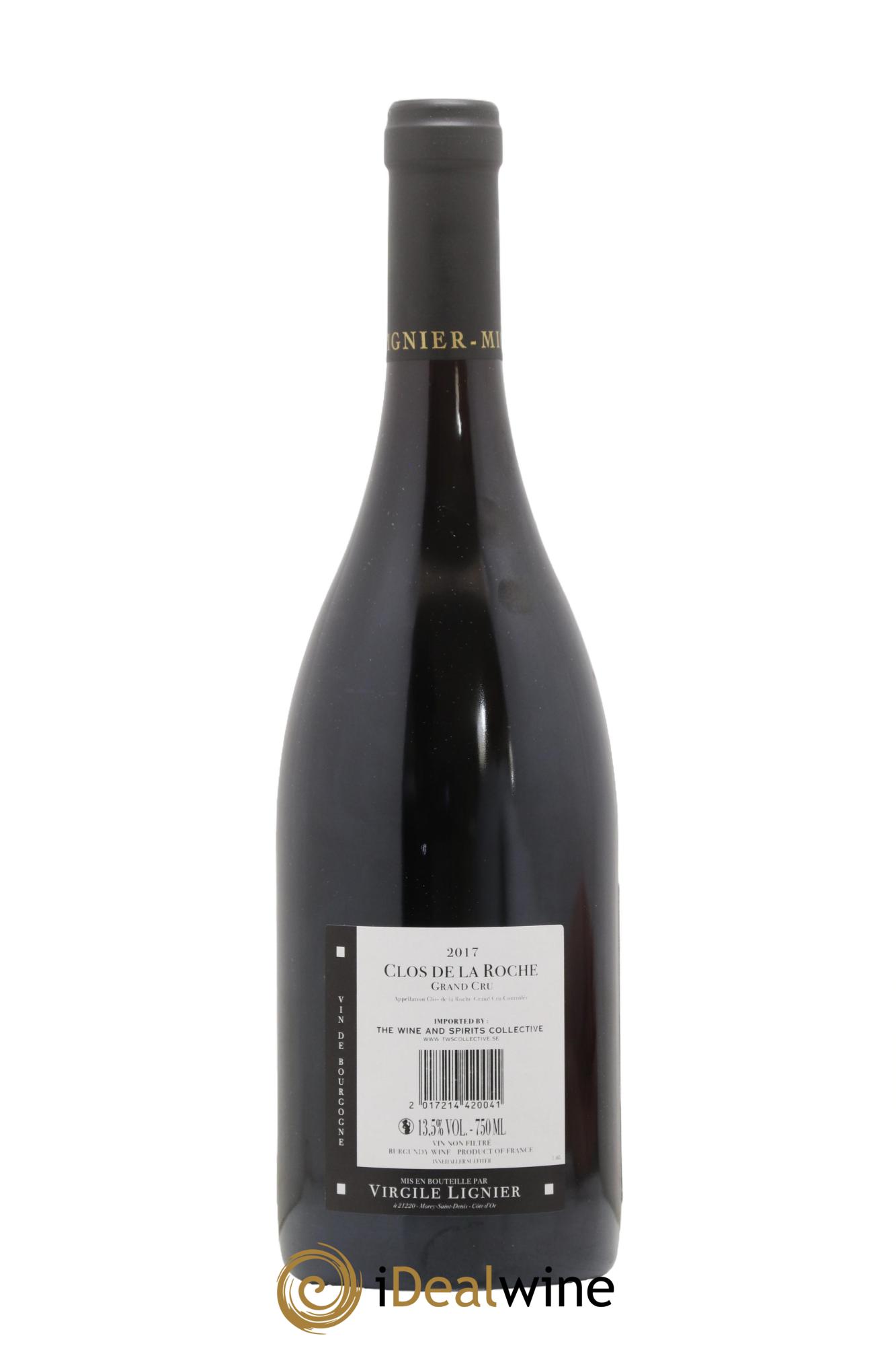 Clos de la Roche Grand Cru Lignier-Michelot (Domaine) 2017 - Lot de 1 bouteille - 1