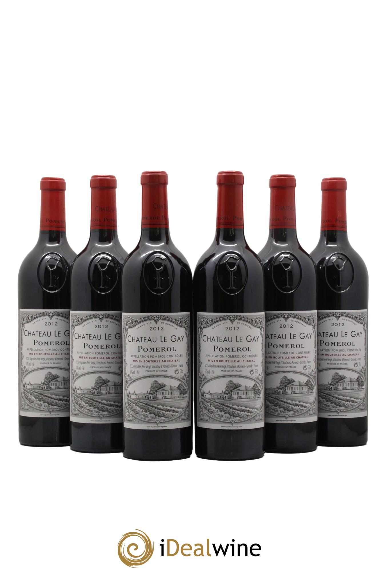 Château Le Gay 2012 - Lotto di 6 bottiglie - 0