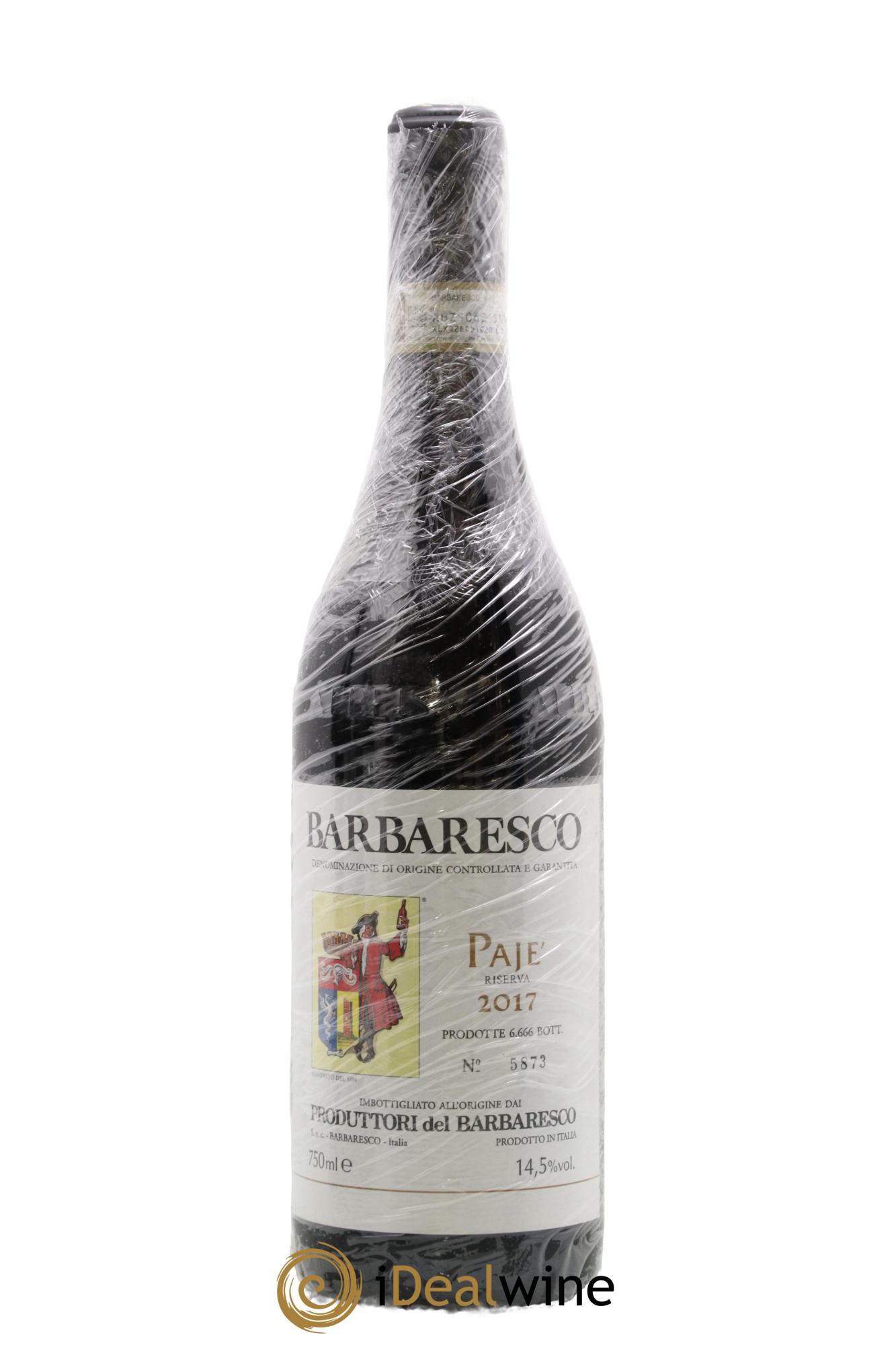 Barbaresco DOCG Riserva Paje Produttori del Barbaresco 2017 - Lot of 1 bottle - 0