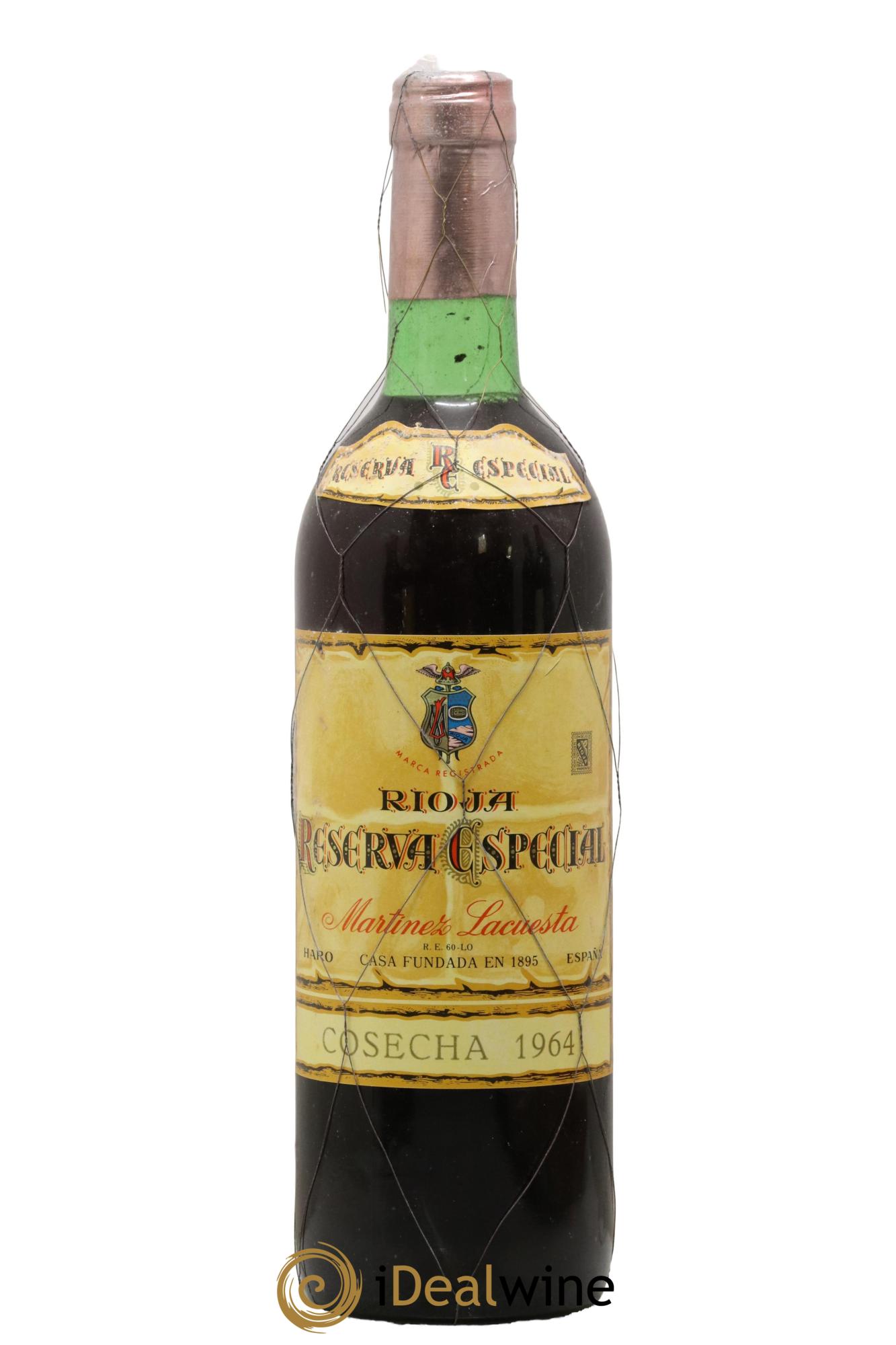 Rioja DOCA Martinez Lacuesta Haro Reserva Especial 1964 - Lot de 1 bouteille - 0