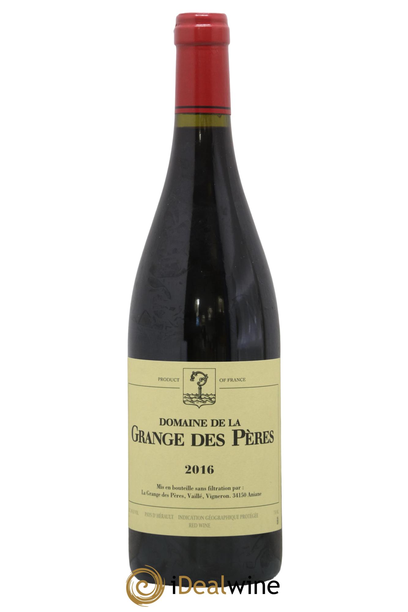 Pays d'Hérault Grange des Pères Laurent Vaillé 2016 - Lot de 1 bouteille - 0