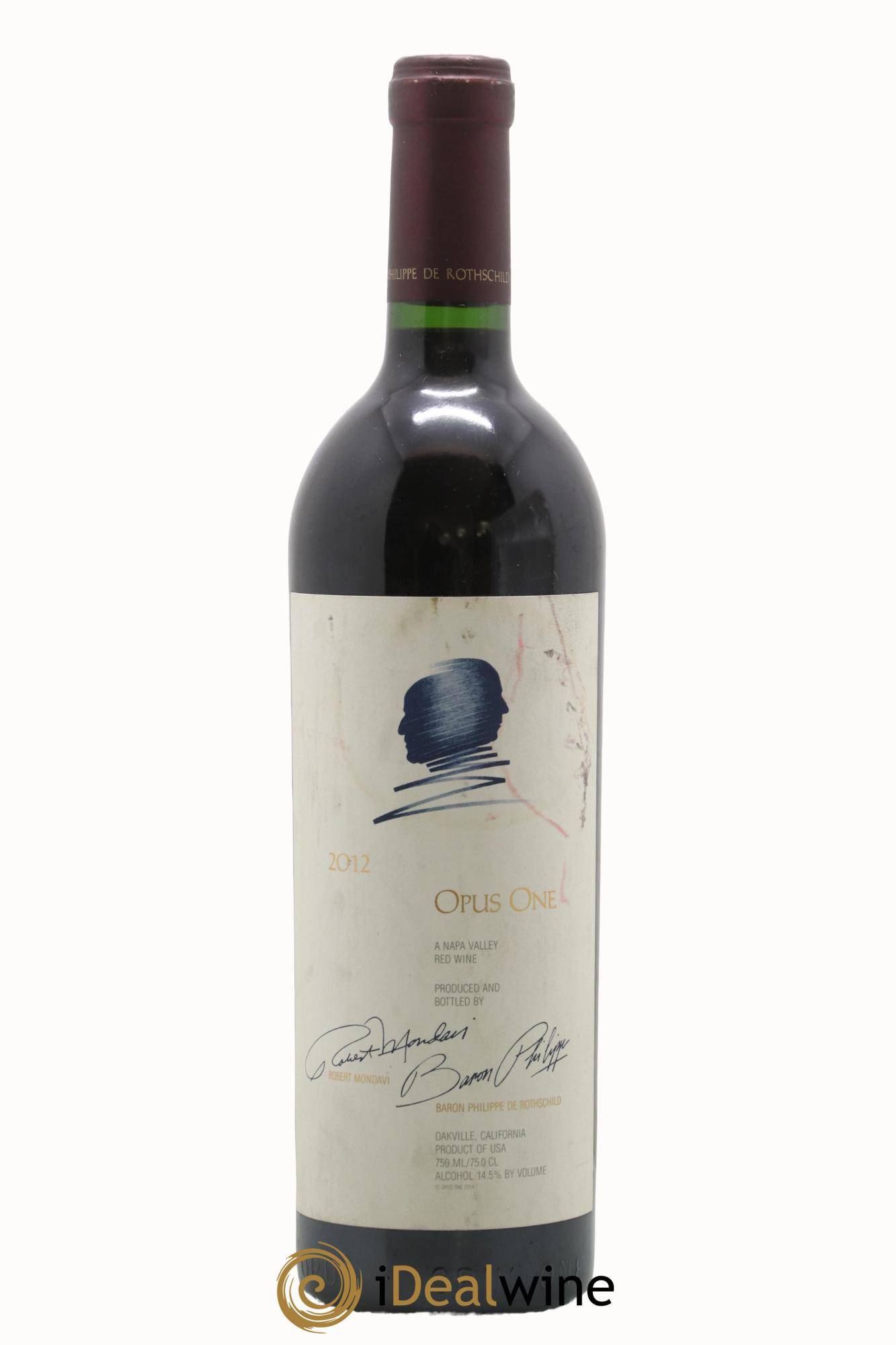Napa Valley Opus One Robert Mondavi 2012 - Lot of 1 bottle - 0