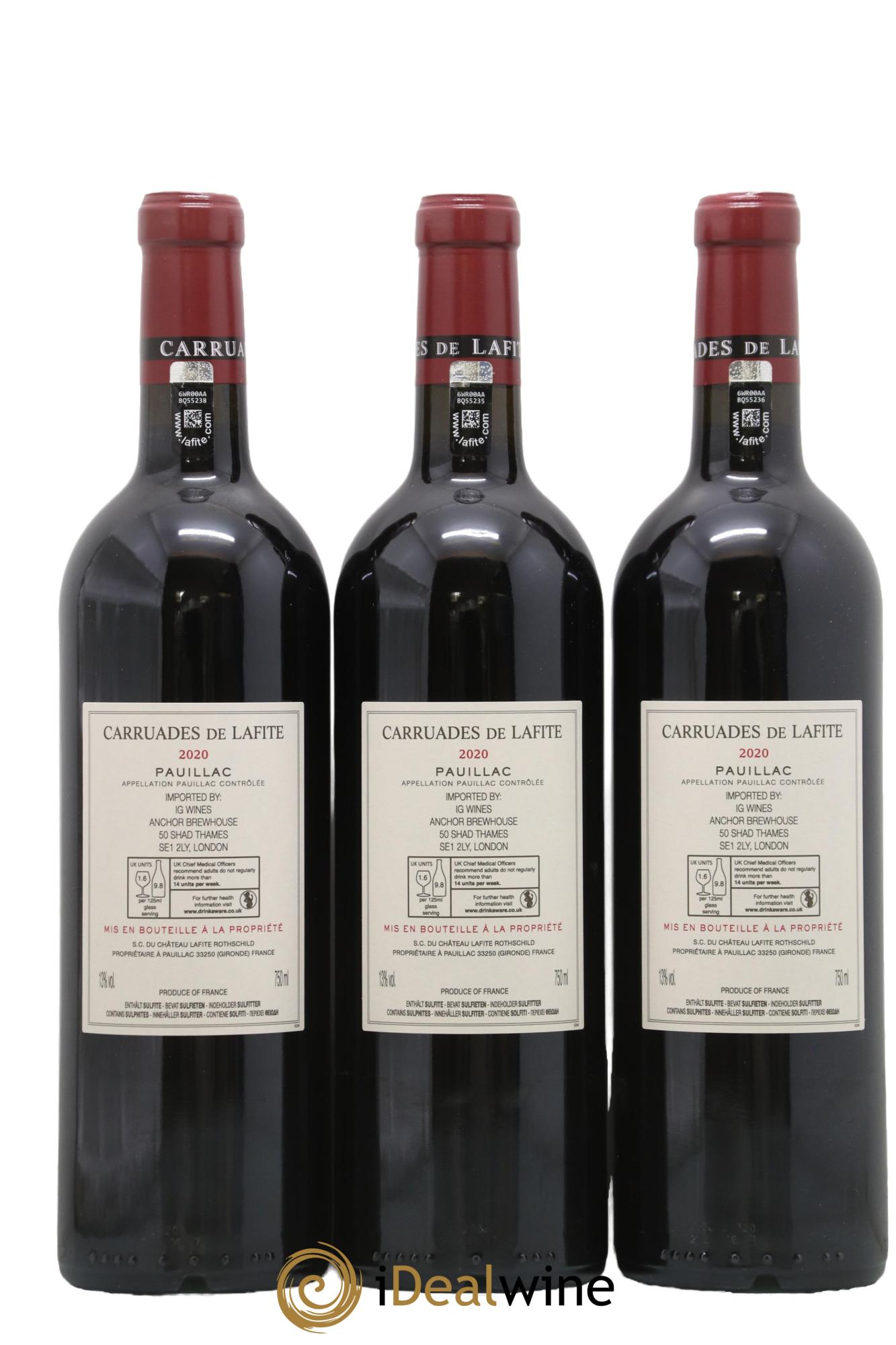 Carruades de Lafite Rothschild Second Vin 2020 - Lot of 6 bottles - 4