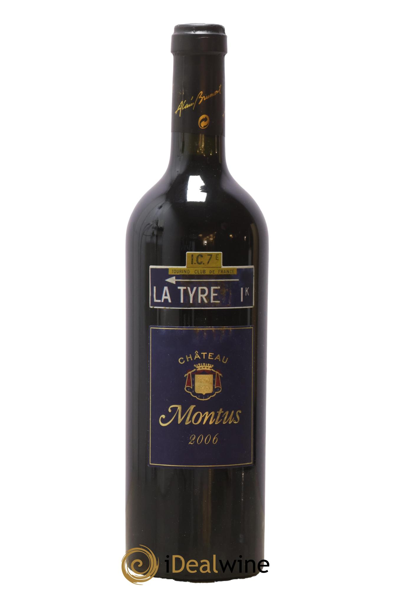 Madiran Château Montus-La Tyre Alain Brumont 2006 - Lot de 1 bouteille - 0