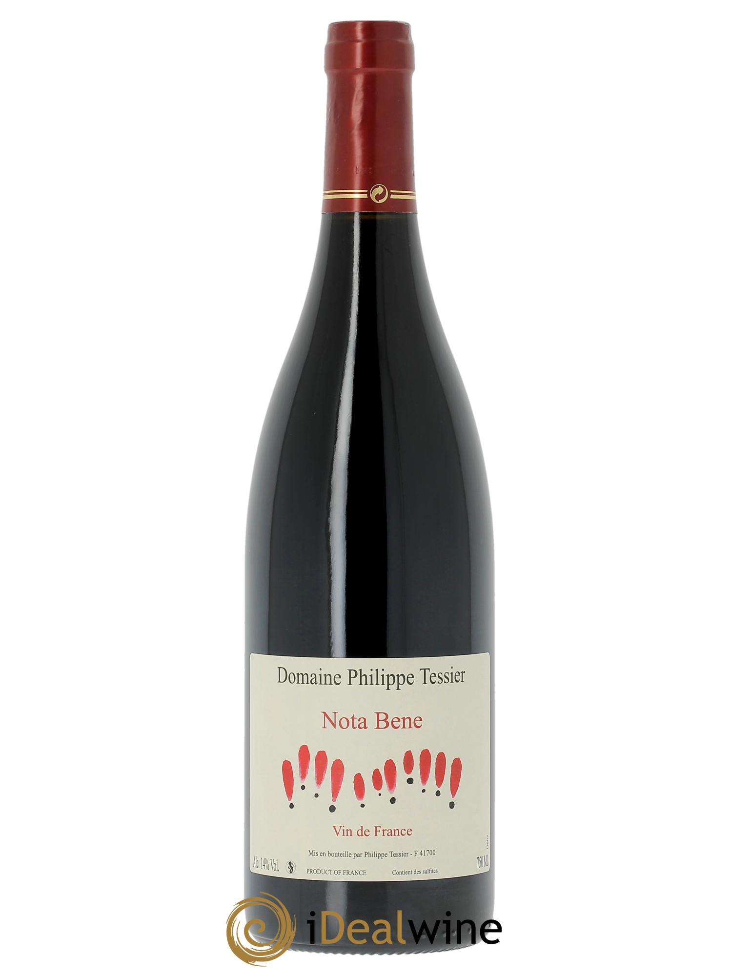 Vin de France Nota Béné P Tessier 2019 - Lot de 3 bouteilles - 0