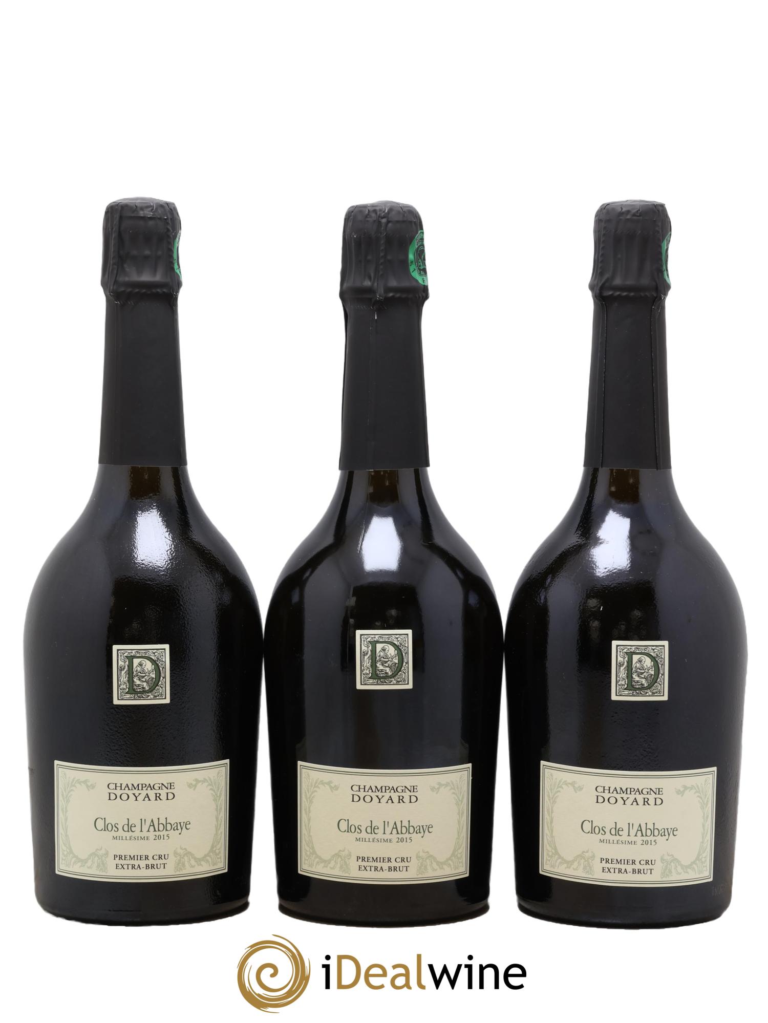Clos de l'Abbaye Extra-Brut Maison Doyard 2015 - Posten von 3 Flaschen - 0
