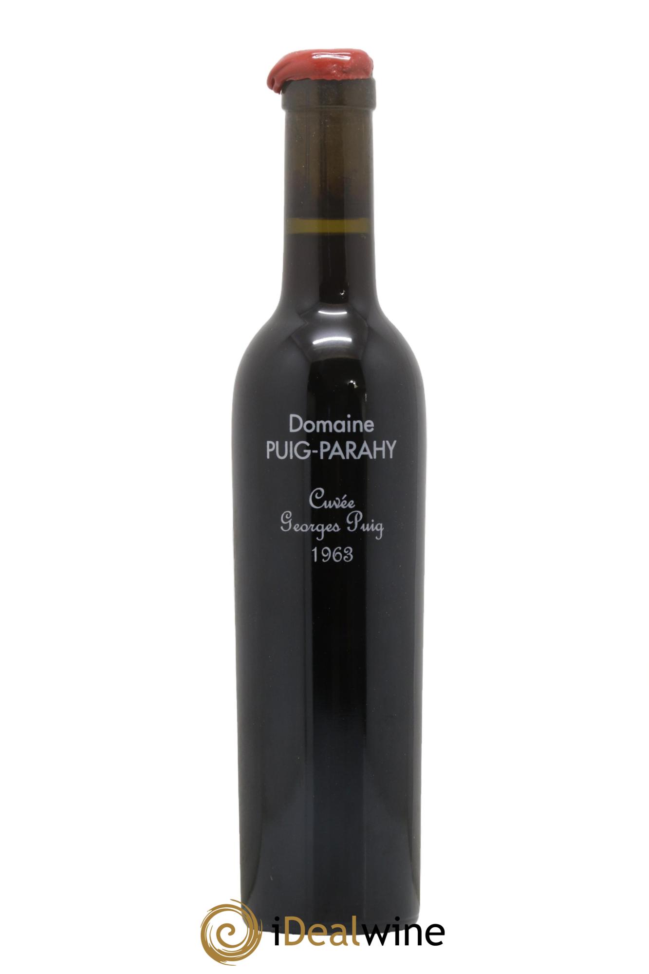 Divers Vin Doux Naturel Grand Roussillon Cuvee Georges Puig Domaine Puig Parahy 1963 - Posten von 1 Demi-Flasche - 0