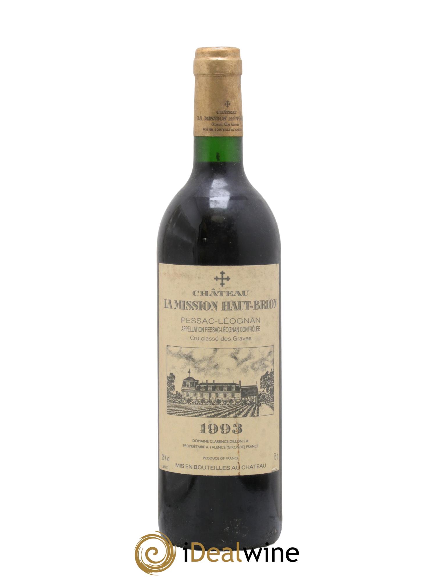 Château la Mission Haut-Brion Cru Classé de Graves 1993 - Lot of 1 bottle - 0