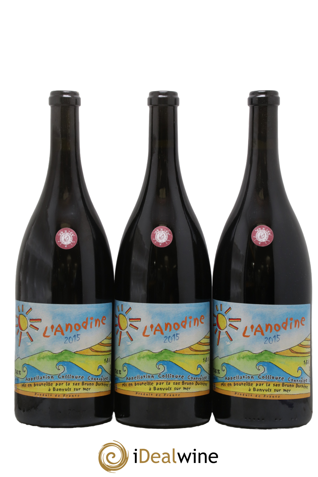 Collioure L'Anodine Bruno Duchêne 2015 - Lotto di 3 magnum - 0