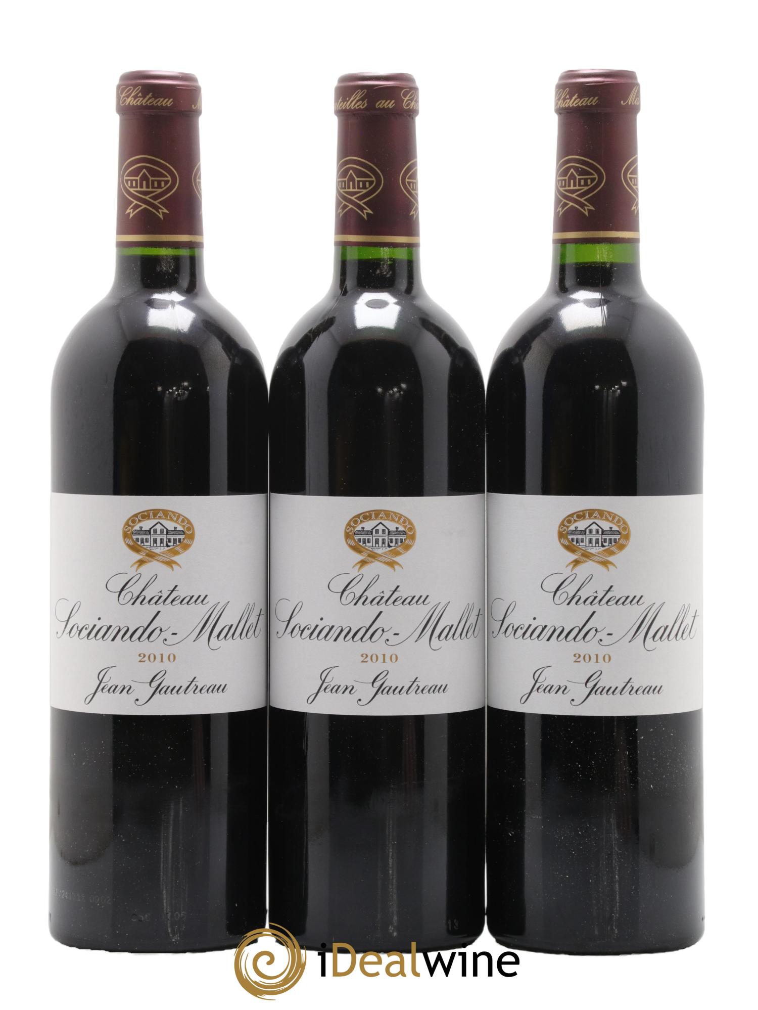 Château Sociando Mallet 2010 - Lot de 12 bouteilles - 3