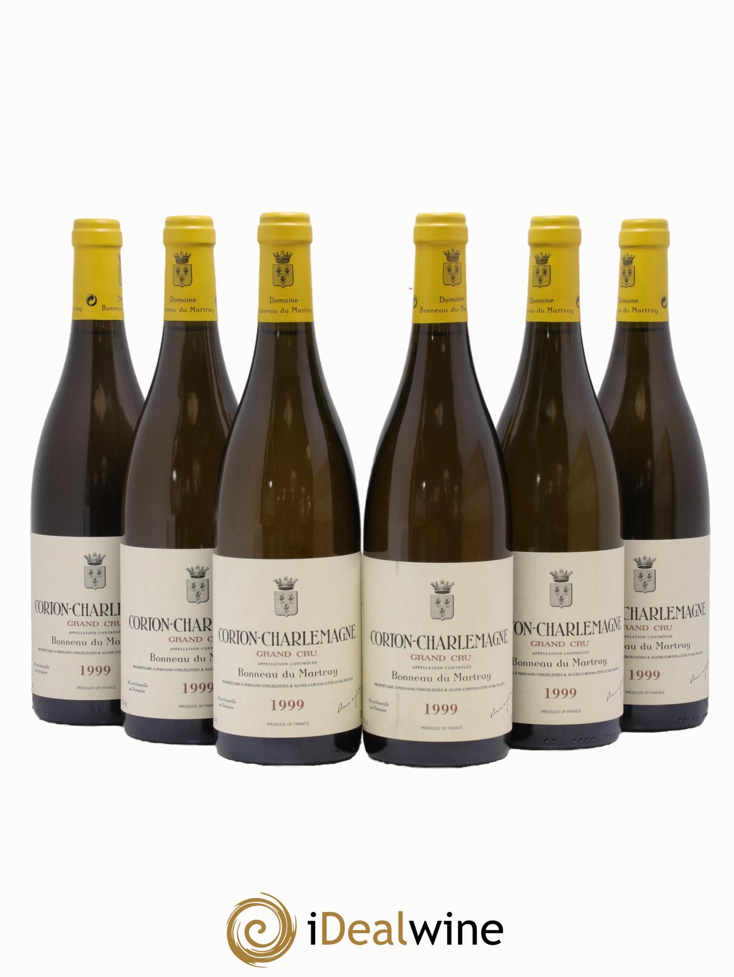Corton-Charlemagne Grand Cru Bonneau du Martray (Domaine) 1999 - Lot de 6 bouteilles - 0