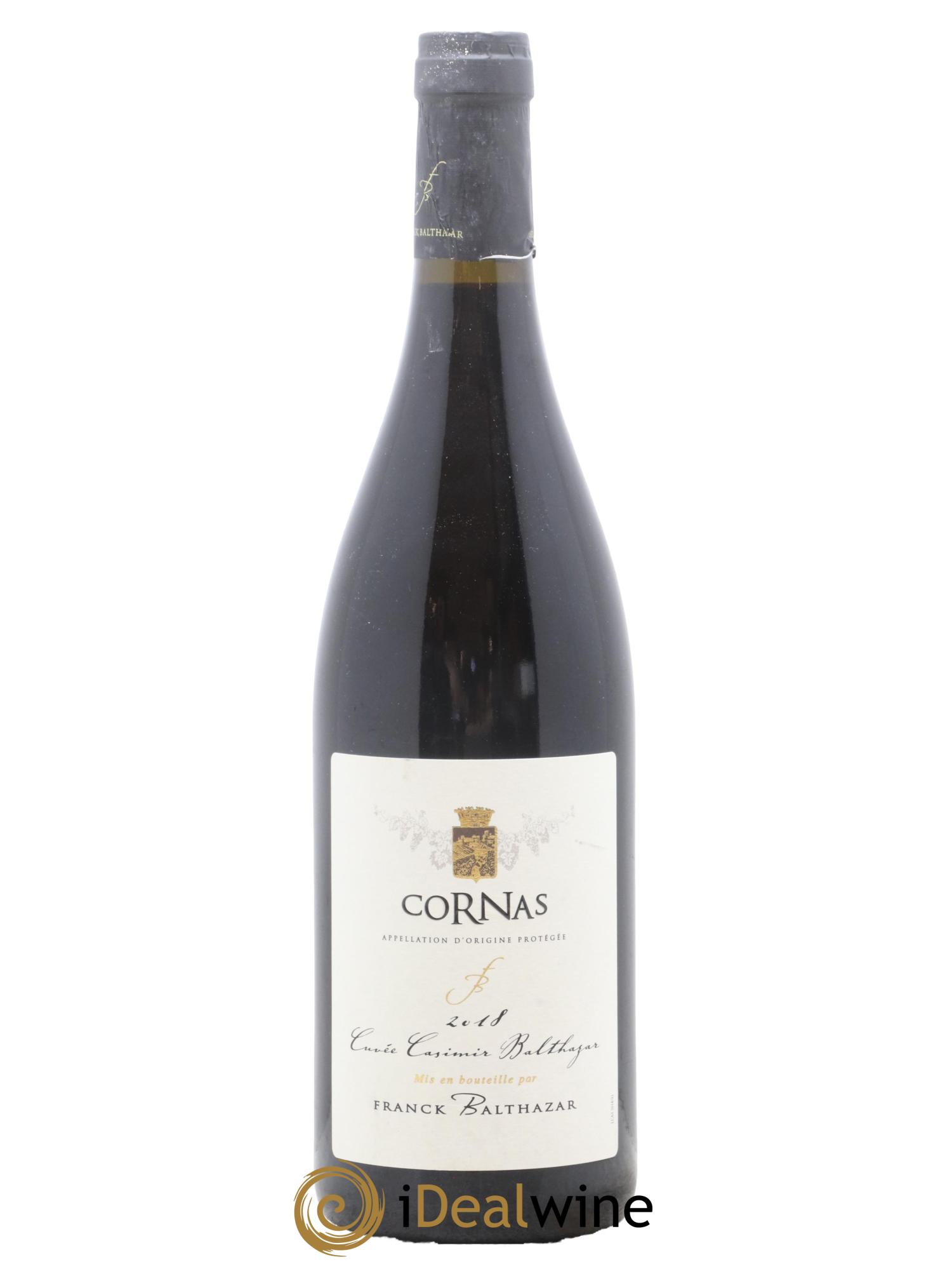 Cornas Cuvée Casimir Balthazar Franck Balthazar (Domaine) 2018 - Lot de 1 bouteille - 0