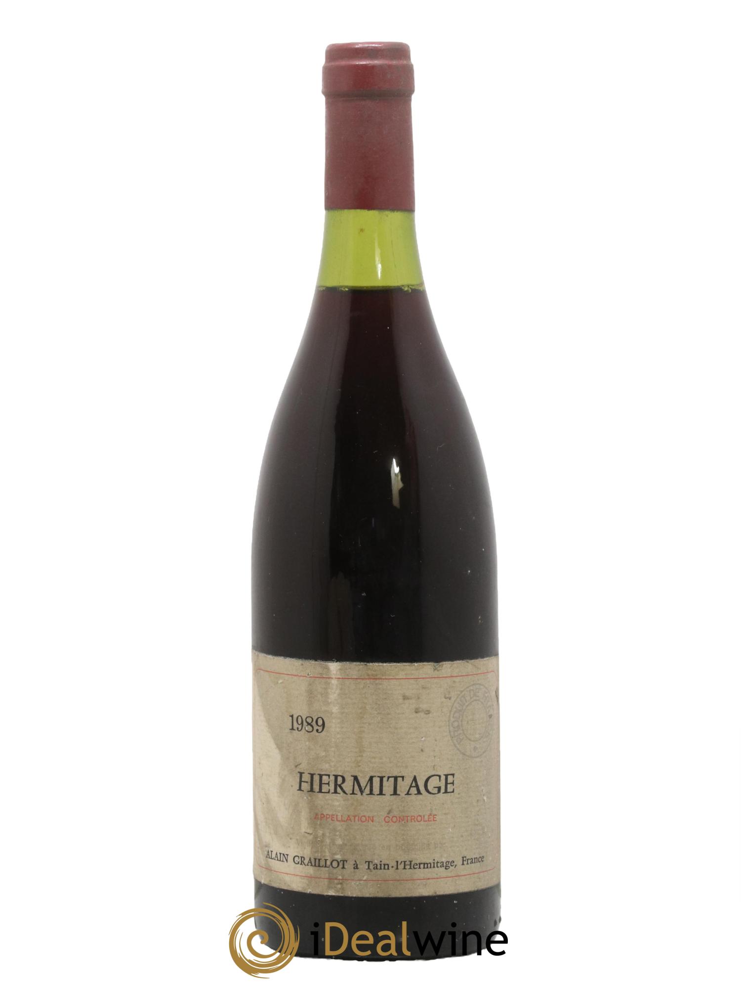 Hermitage Domaine Graillot 1989 - Lot de 1 bouteille - 0