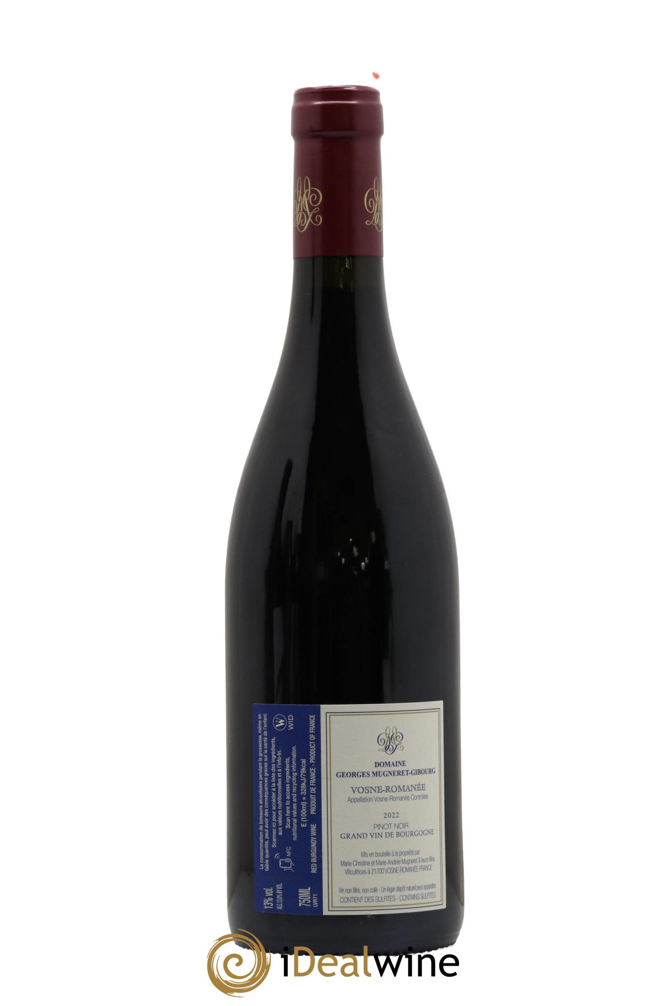 Vosne-Romanée Mugneret-Gibourg (Domaine) 2022 - Lotto di 1 bottiglia - 1