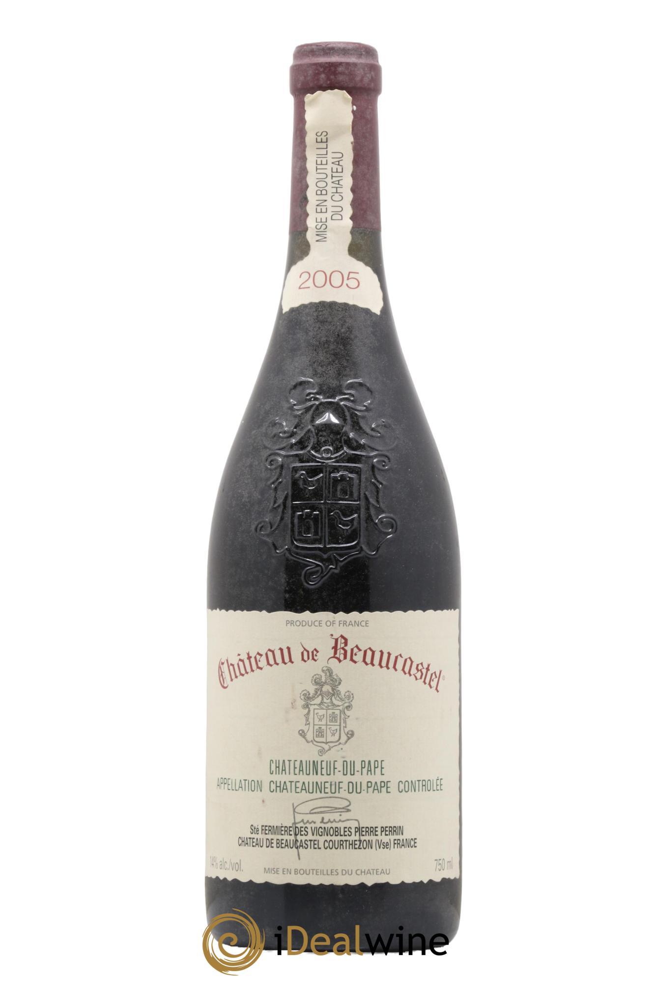Châteauneuf-du-Pape Château de Beaucastel Famille Perrin 2005 - Lot de 1 bouteille - 0