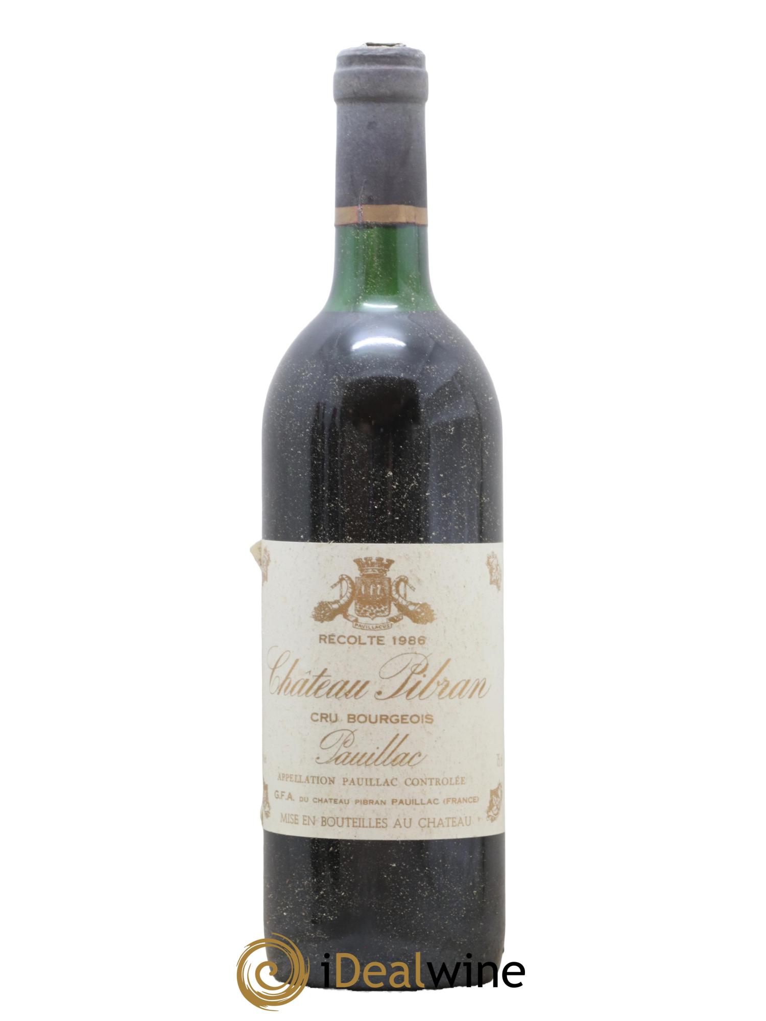 Château Pibran 1986 - Posten von 1 Flasche - 0