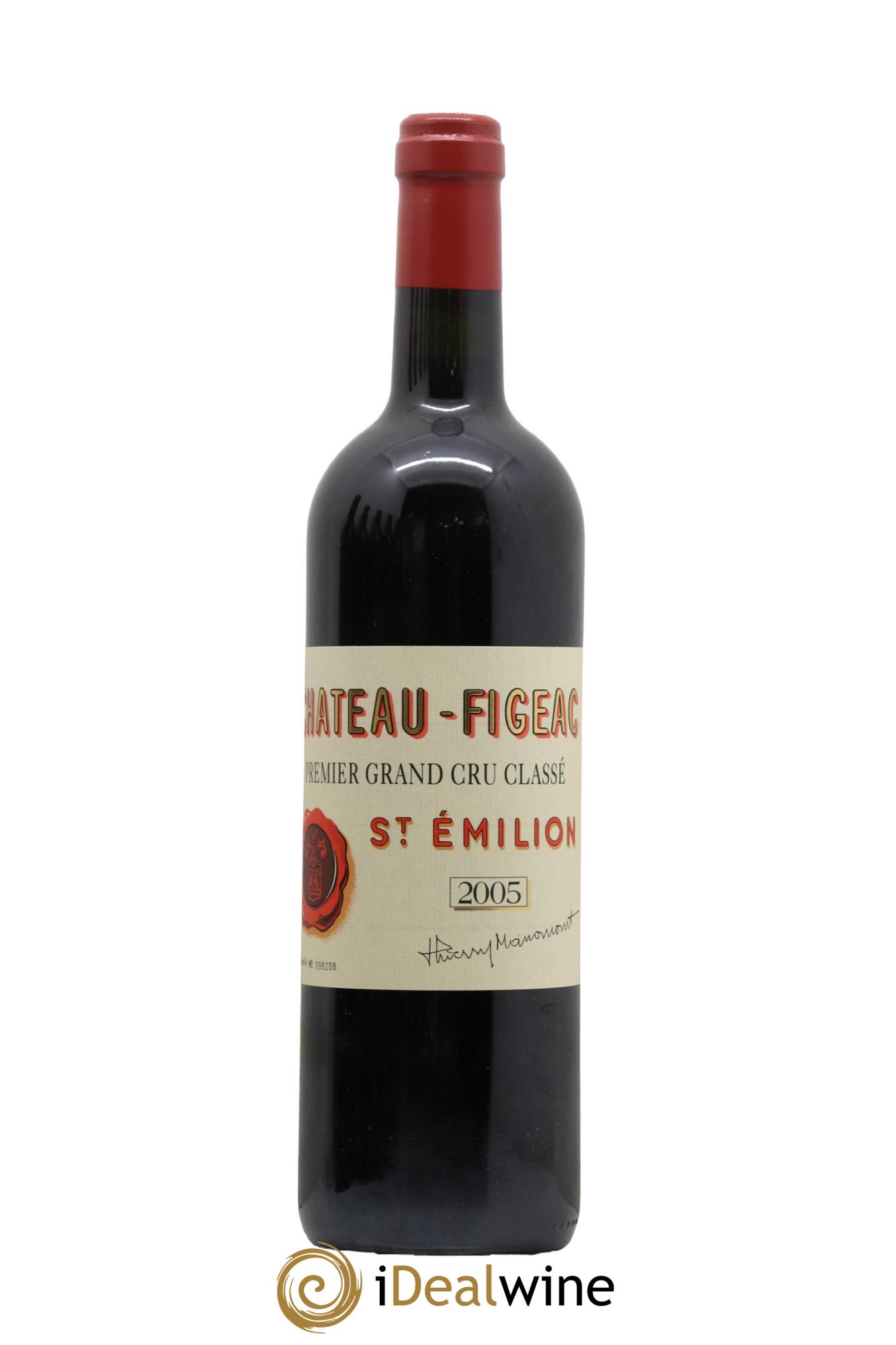 Château Figeac 1er Grand Cru Classé A 2005 - Lot de 1 bouteille - 0
