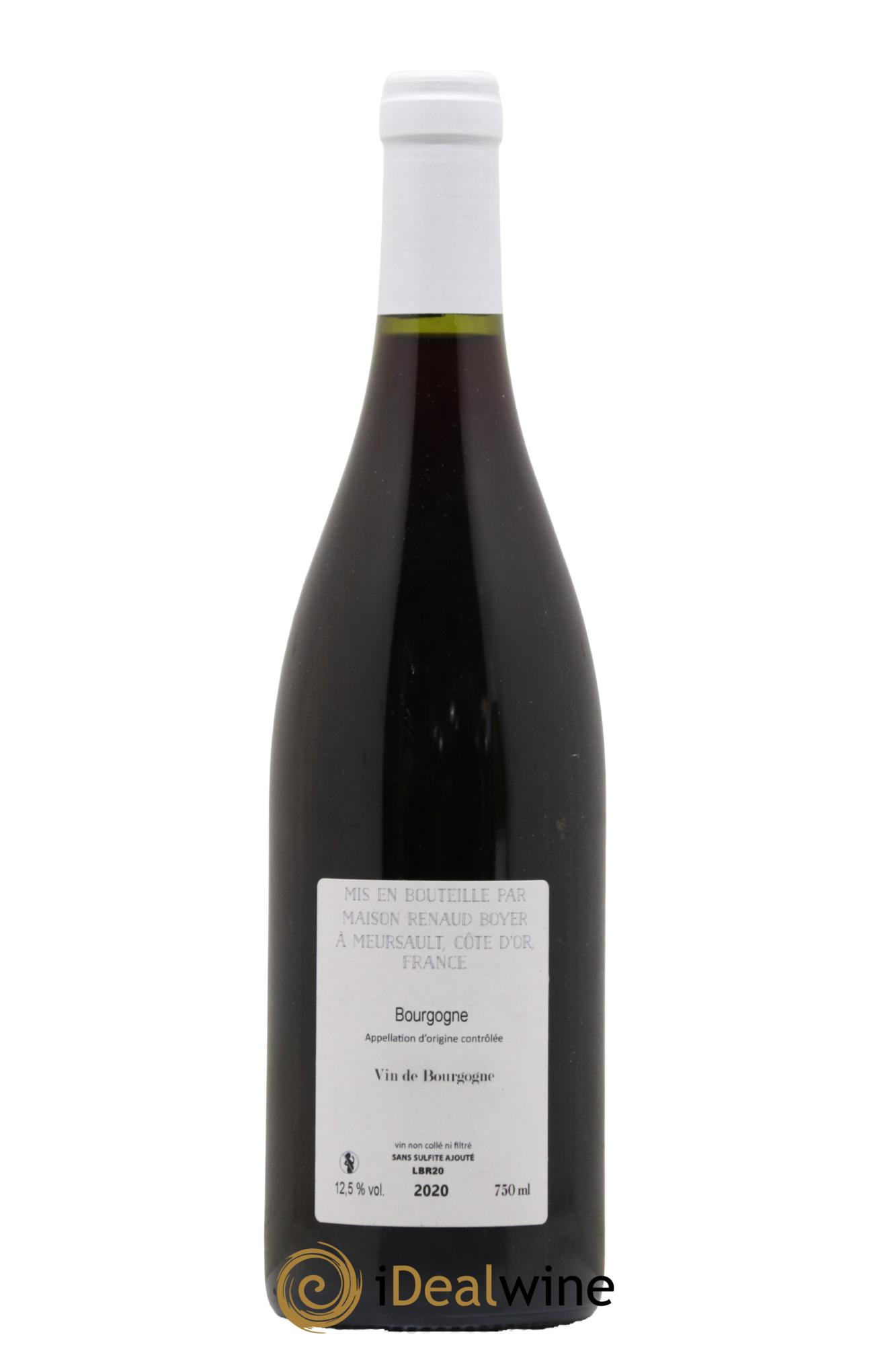 Bourgogne Renaud Boyer 2020 - Posten von 1 Flasche - 1