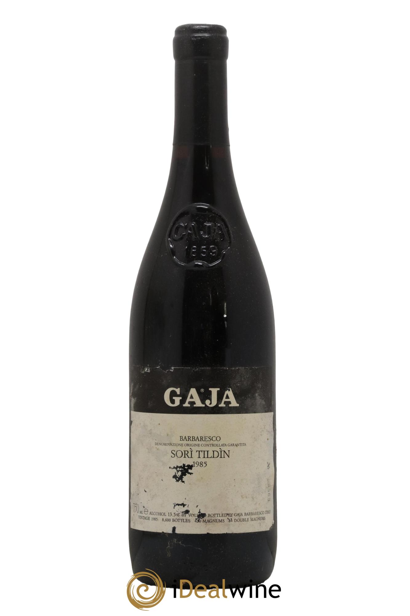 Barbaresco DOCG Sorì Tildìn Angelo Gaja 1985 - Posten von 1 Flasche - 0