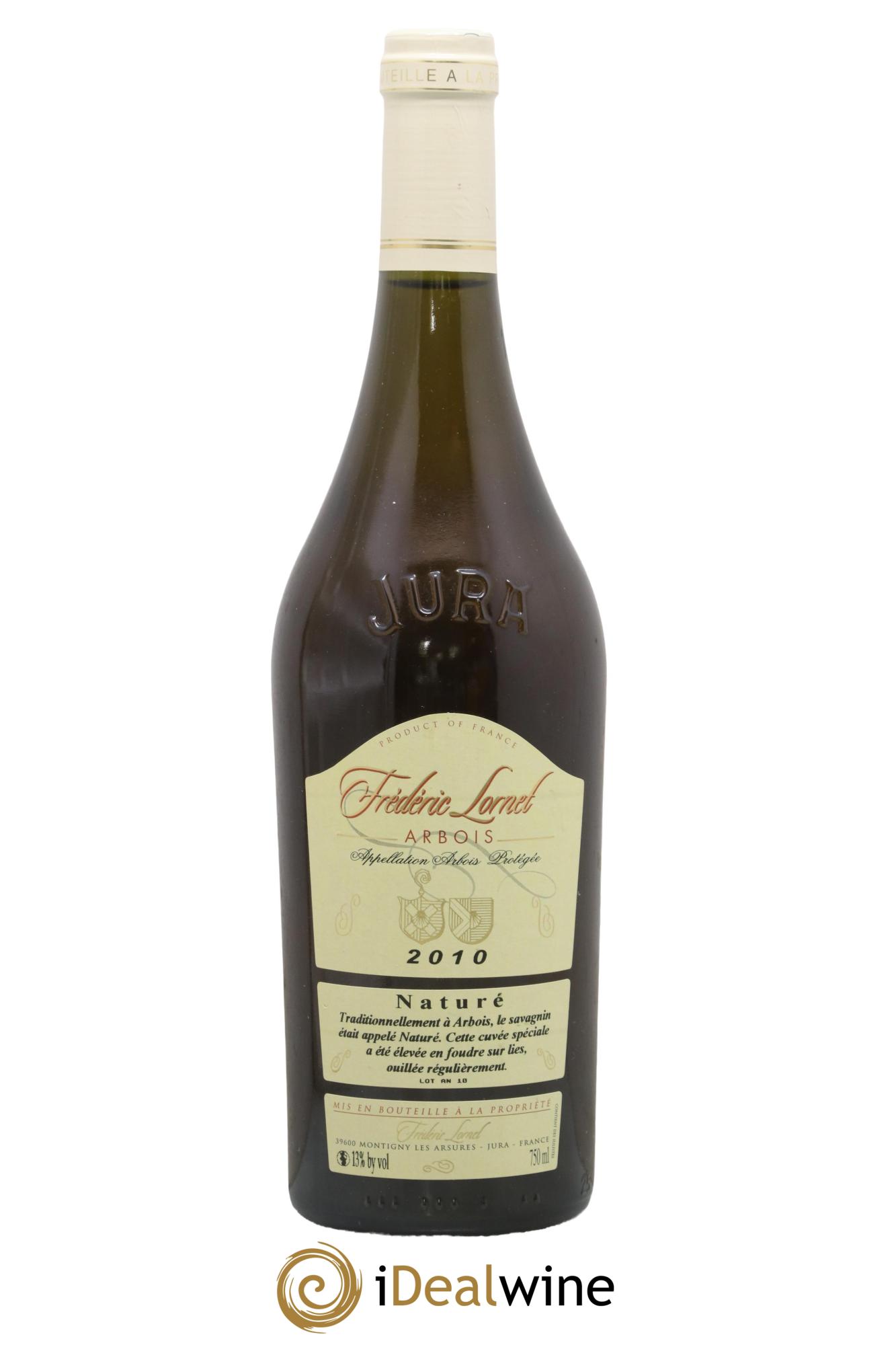 Arbois Savagnin Nature Frédéric Lornet 2010 - Lot de 1 bouteille - 0