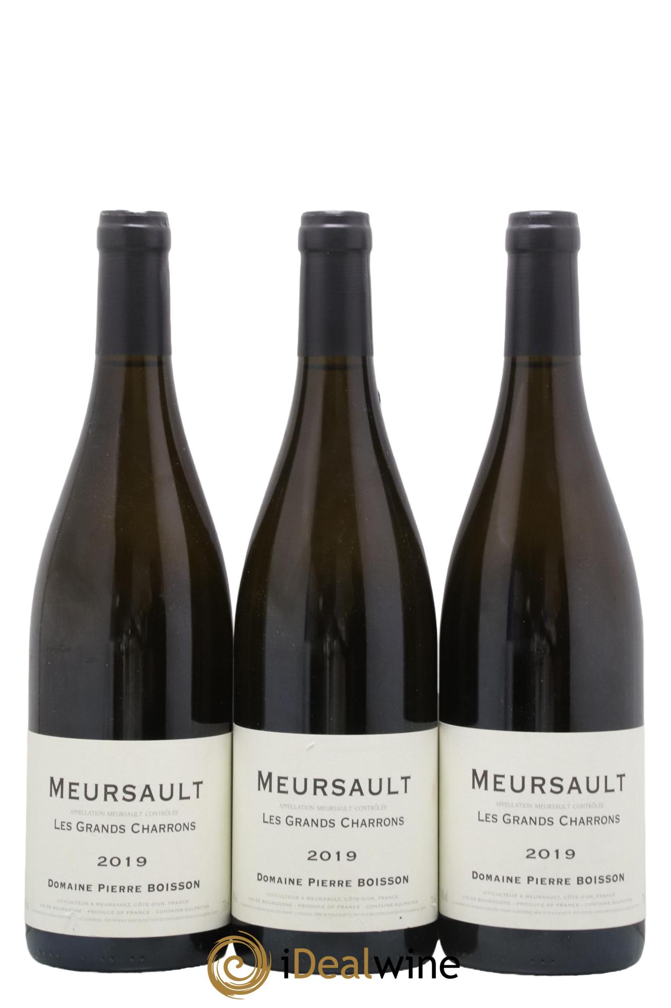 Meursault Les Grands Charrons Pierre Boisson (Domaine) 2019 - Lot de 3 bouteilles - 0