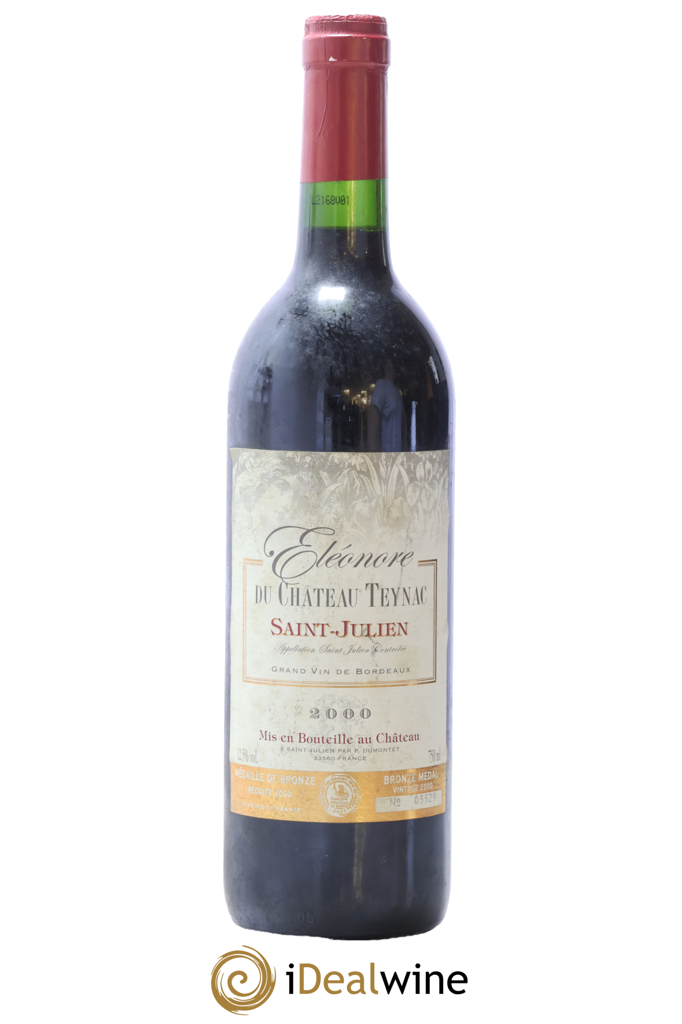 Bordeaux Eléonore du Château Teynac 2000 - Lot of 1 bottle - 0