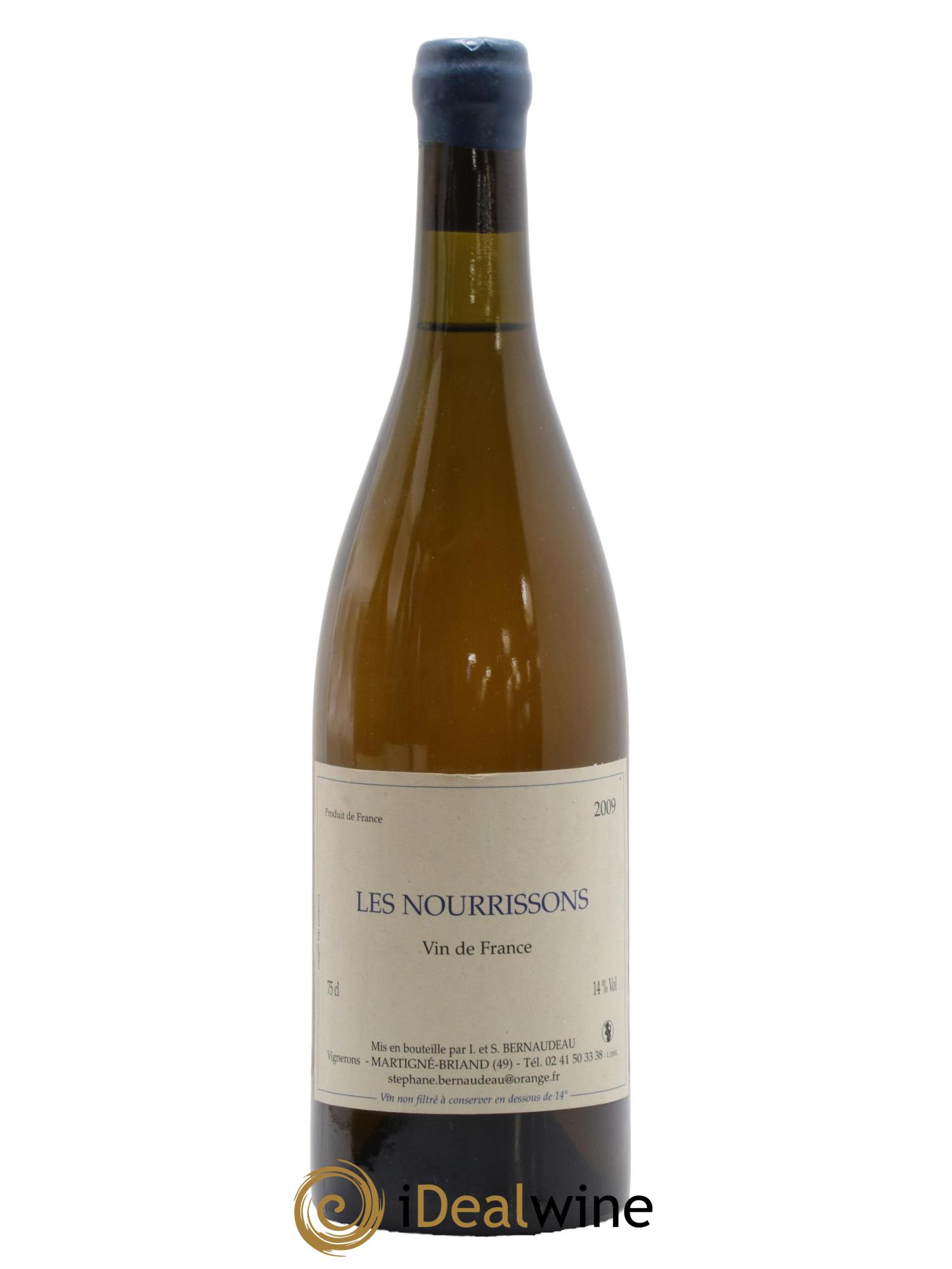 Vin de France Les Nourrissons Stéphane Bernaudeau 2009 - Lot de 1 bouteille - 0
