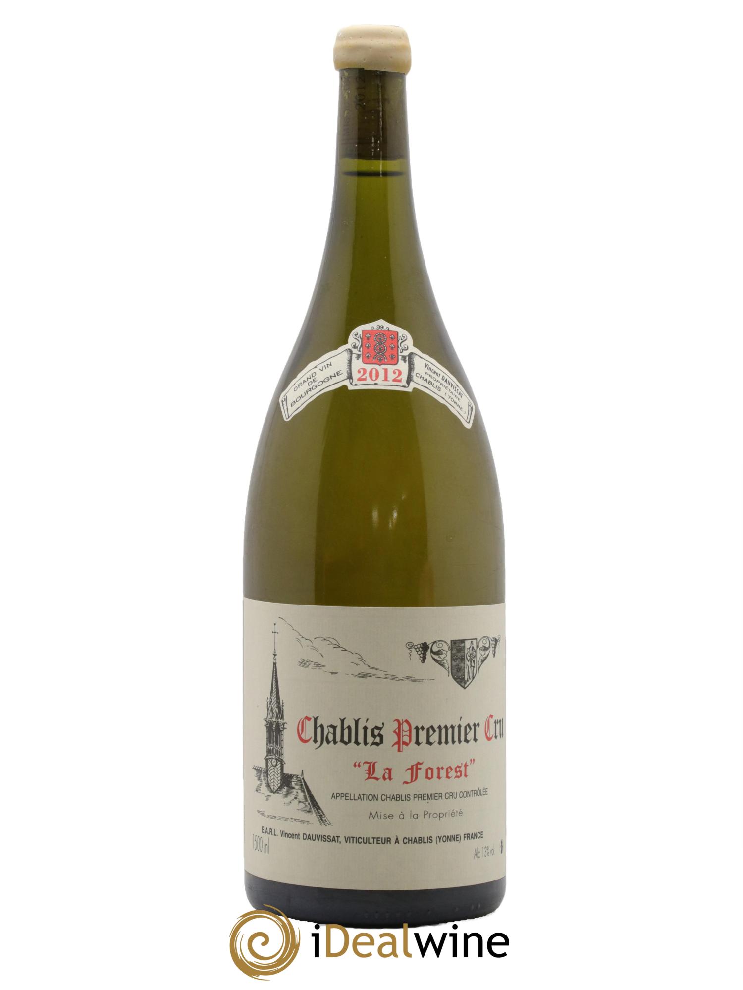 Chablis 1er Cru La Forest Vincent Dauvissat (Domaine) 2012 - Lot de 1 magnum - 0