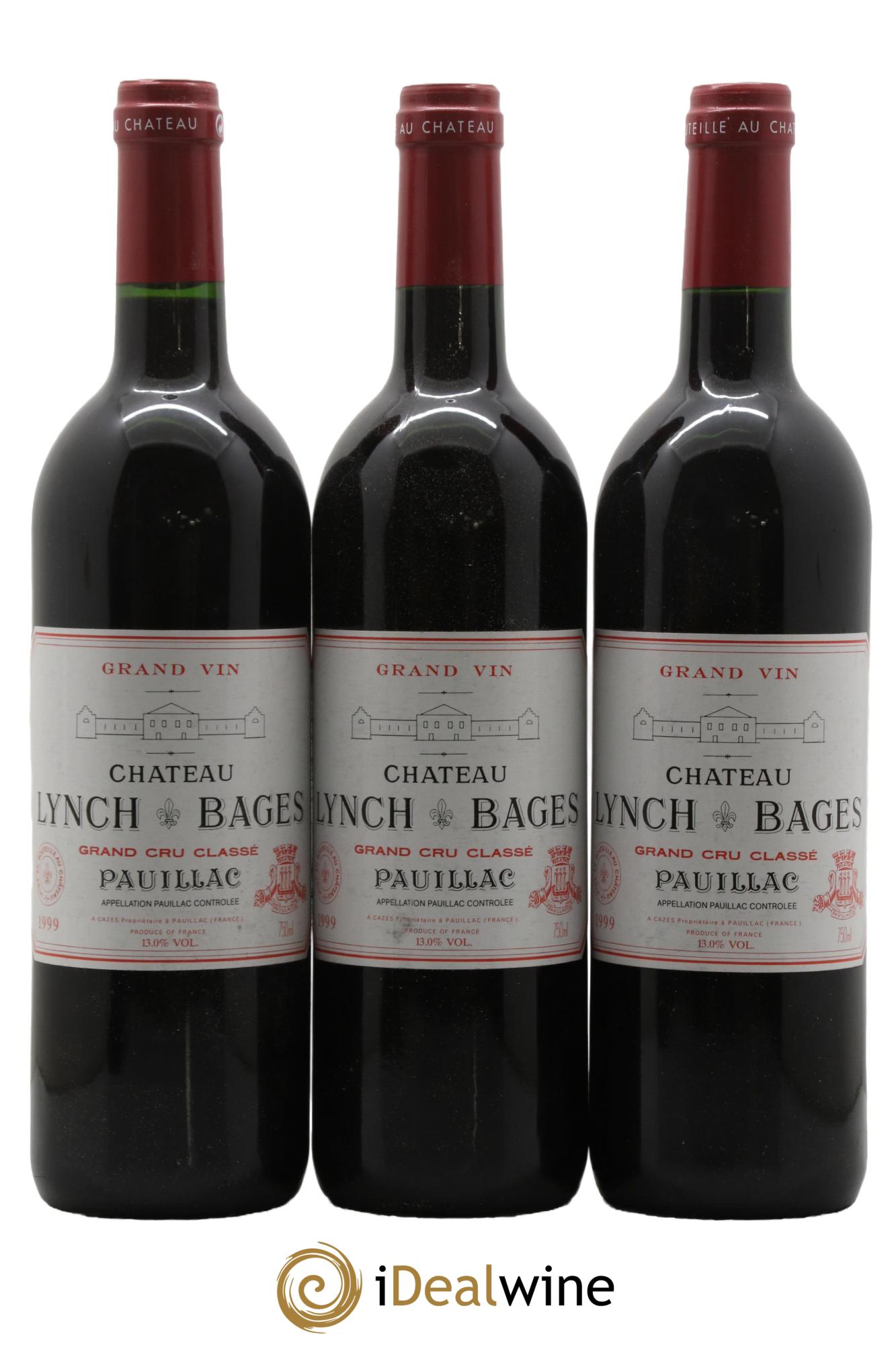 Château Lynch Bages 5ème Grand Cru Classé 1999 - Posten von 12 Flaschen - 2