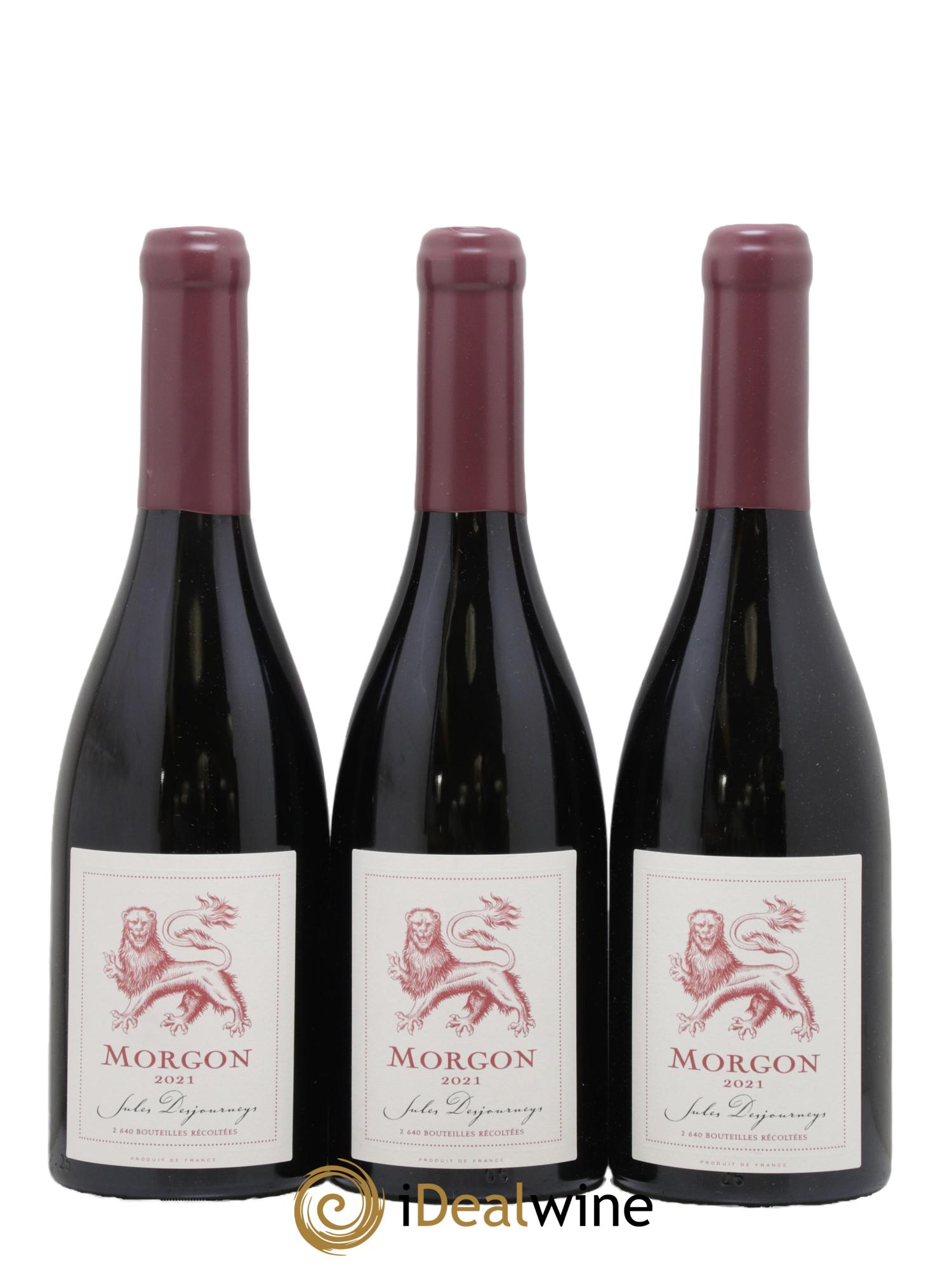 Morgon Jules Desjourneys 2021 - Lot de 3 bouteilles - 0