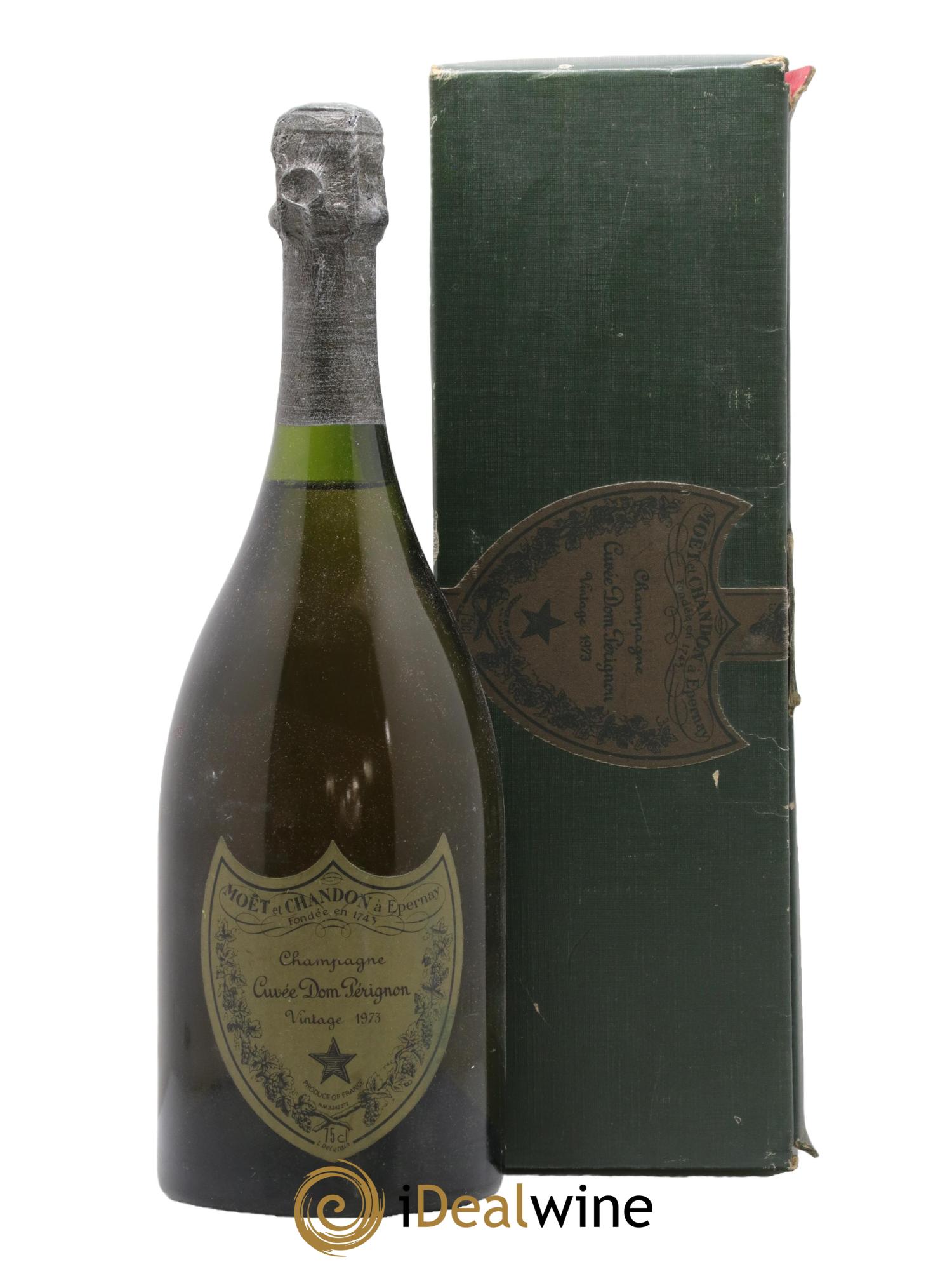 Champagne Dom Perignon vintage Moët et Chandon 1973 - Posten von 1 Flasche - 0