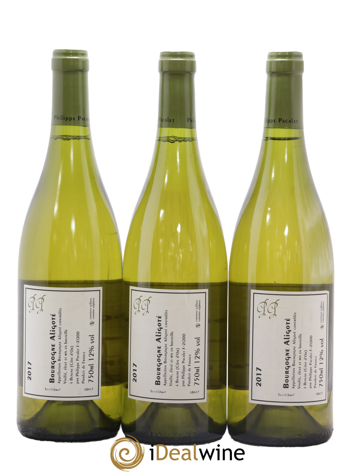 Bourgogne Aligoté Philippe Pacalet 2017 - Lot of 3 bottles - 1