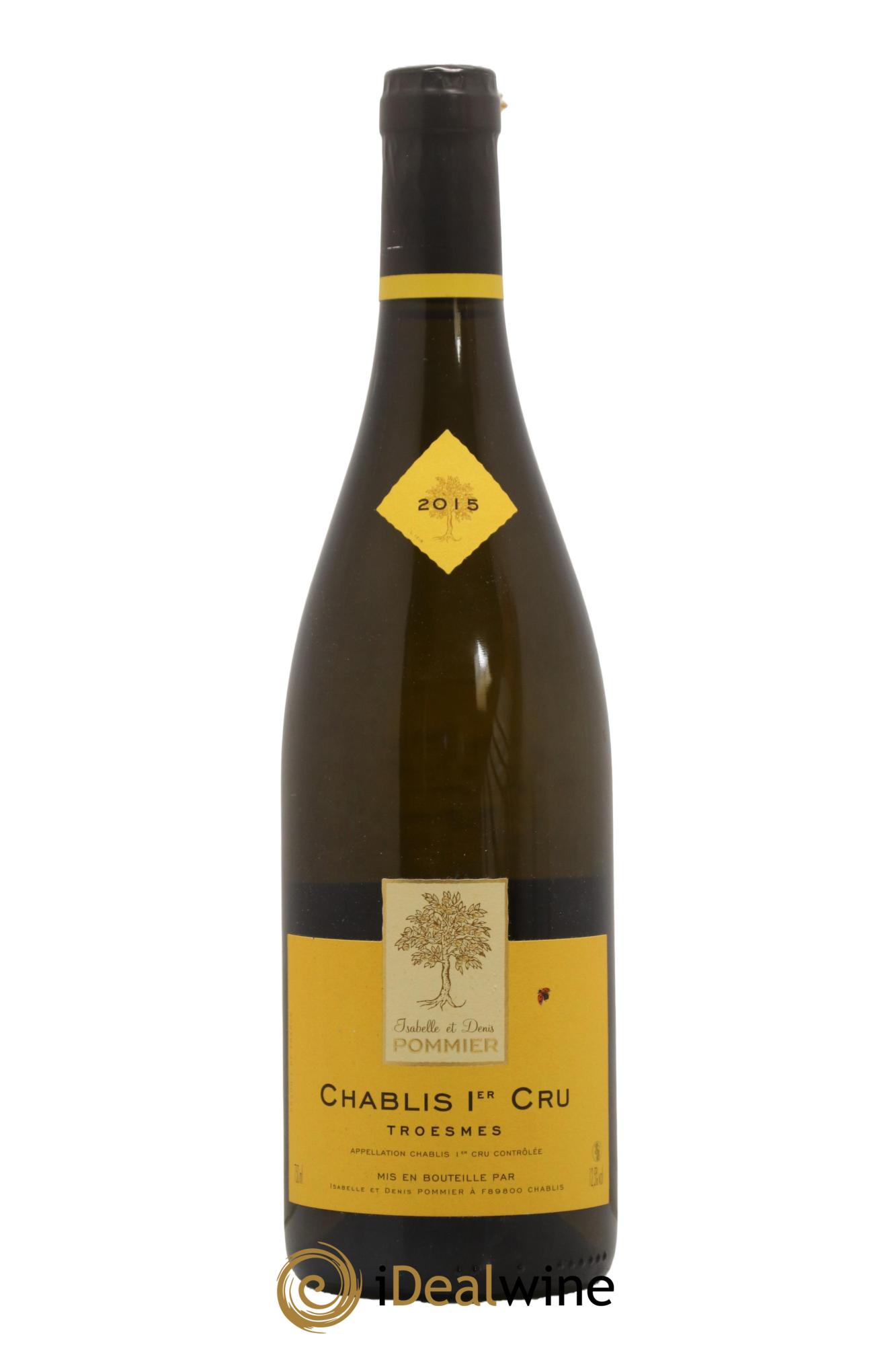 Chablis 1er Cru Troesmes Domaine Pommier 2015 - Lot de 1 bouteille - 0