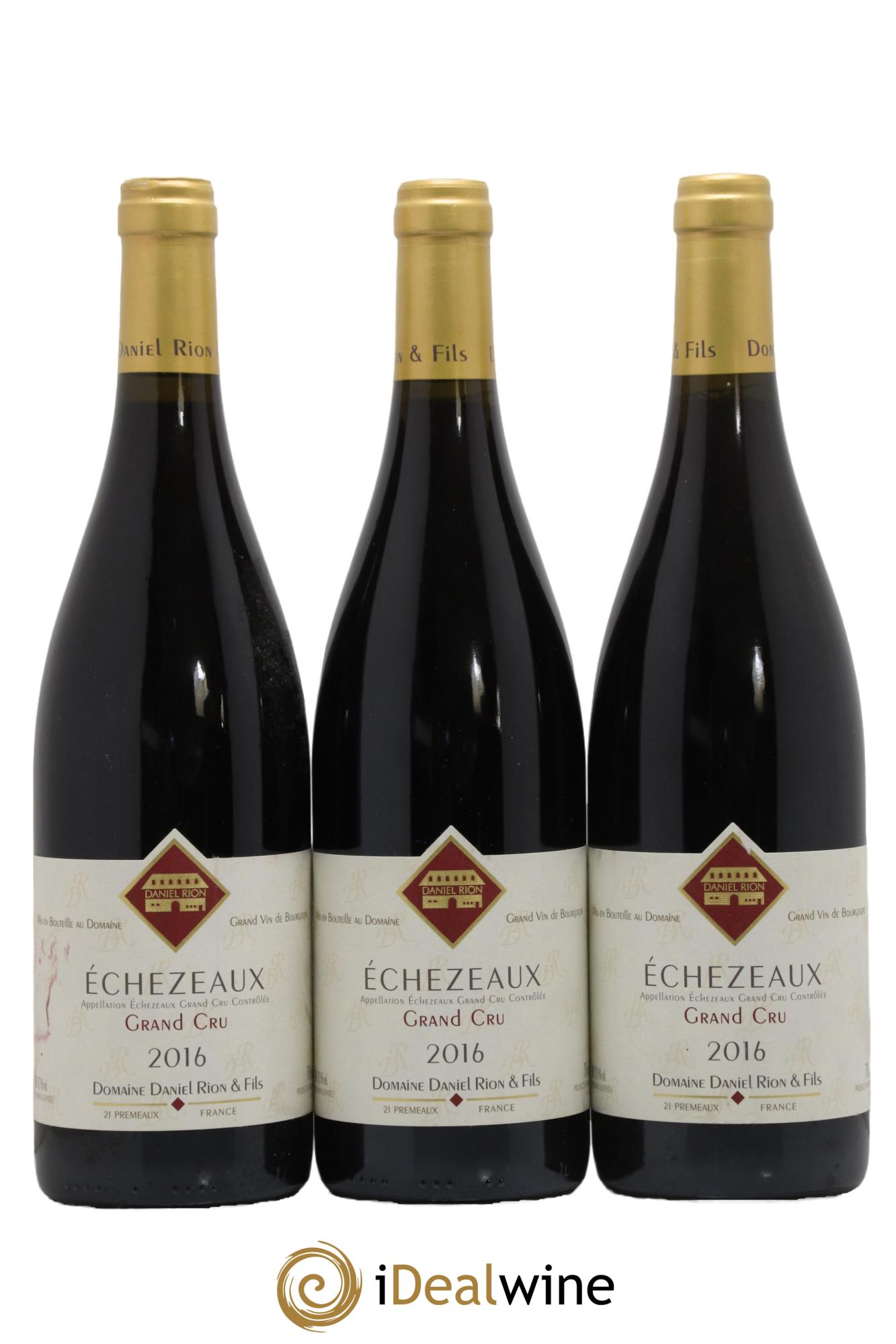 Echezeaux Grand Cru Daniel Rion 2016 - Lot de 3 bouteilles - 0