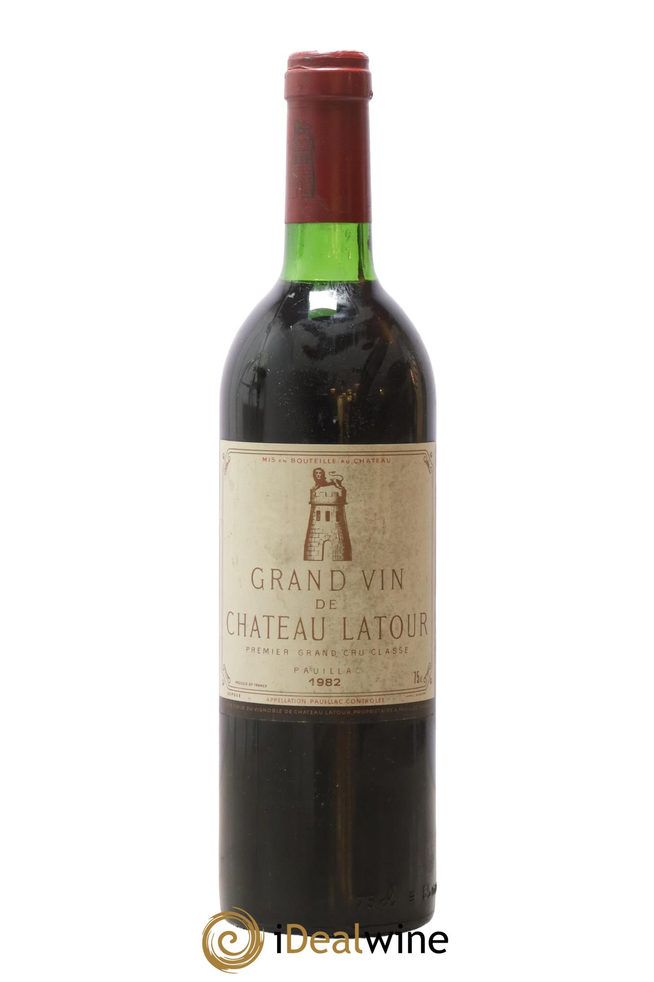 Château Latour 1er Grand Cru Classé 1982 - Lot de 1 bouteille - 0