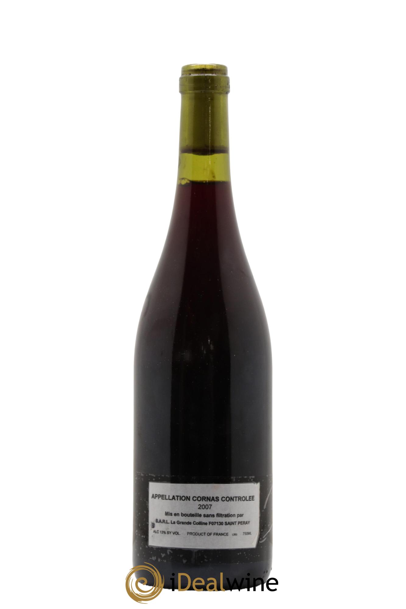 Cornas Hirotake Ooka - Domaine La Grande Colline 2007 - Lot de 1 bouteille - 1