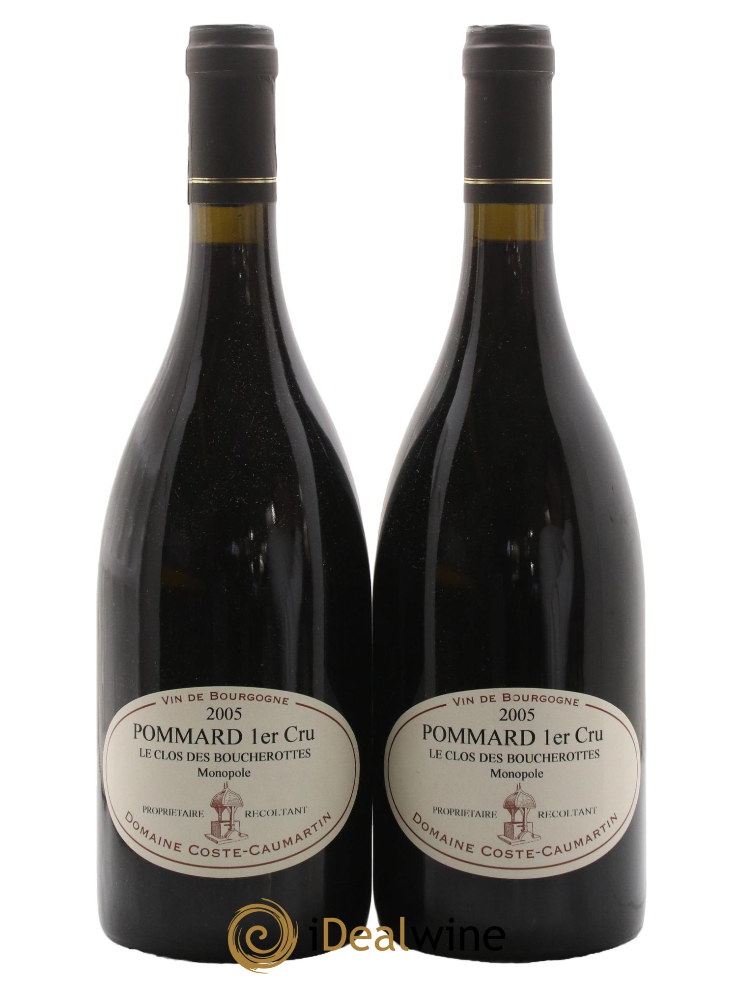 Pommard 1er Cru Clos des Boucherottes Coste-Caumartin 2005 - Posten von 2 Flaschen - 0