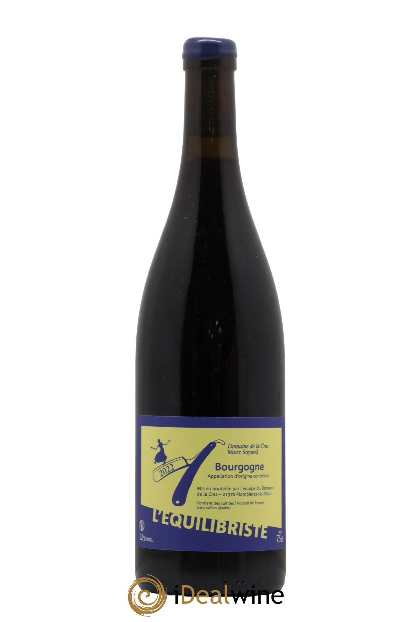 Bourgogne L'équilibriste Domaine de la Cras - Marc Soyard 2022 - Lot de 1 bouteille - 0