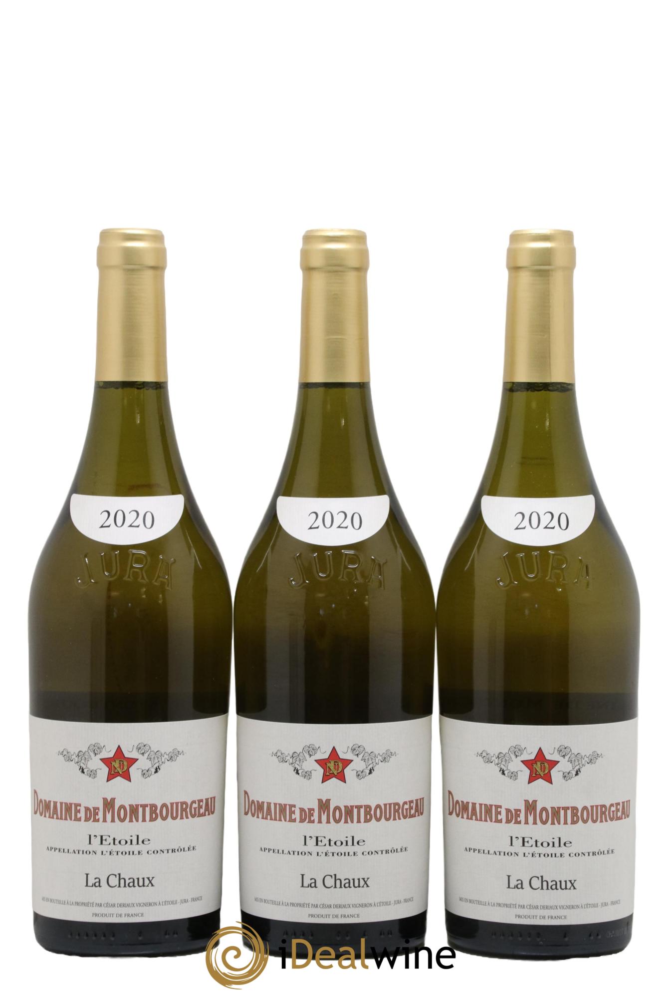 Etoile Chardonnay La Chaux Domaine de Montbourgeau 2020 - Lot of 3 bottles - 0